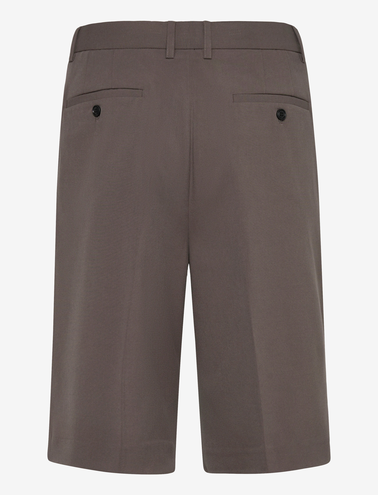 Lindbergh - Superflex pleasted formal shorts - chinos shorts - deep olive - 2