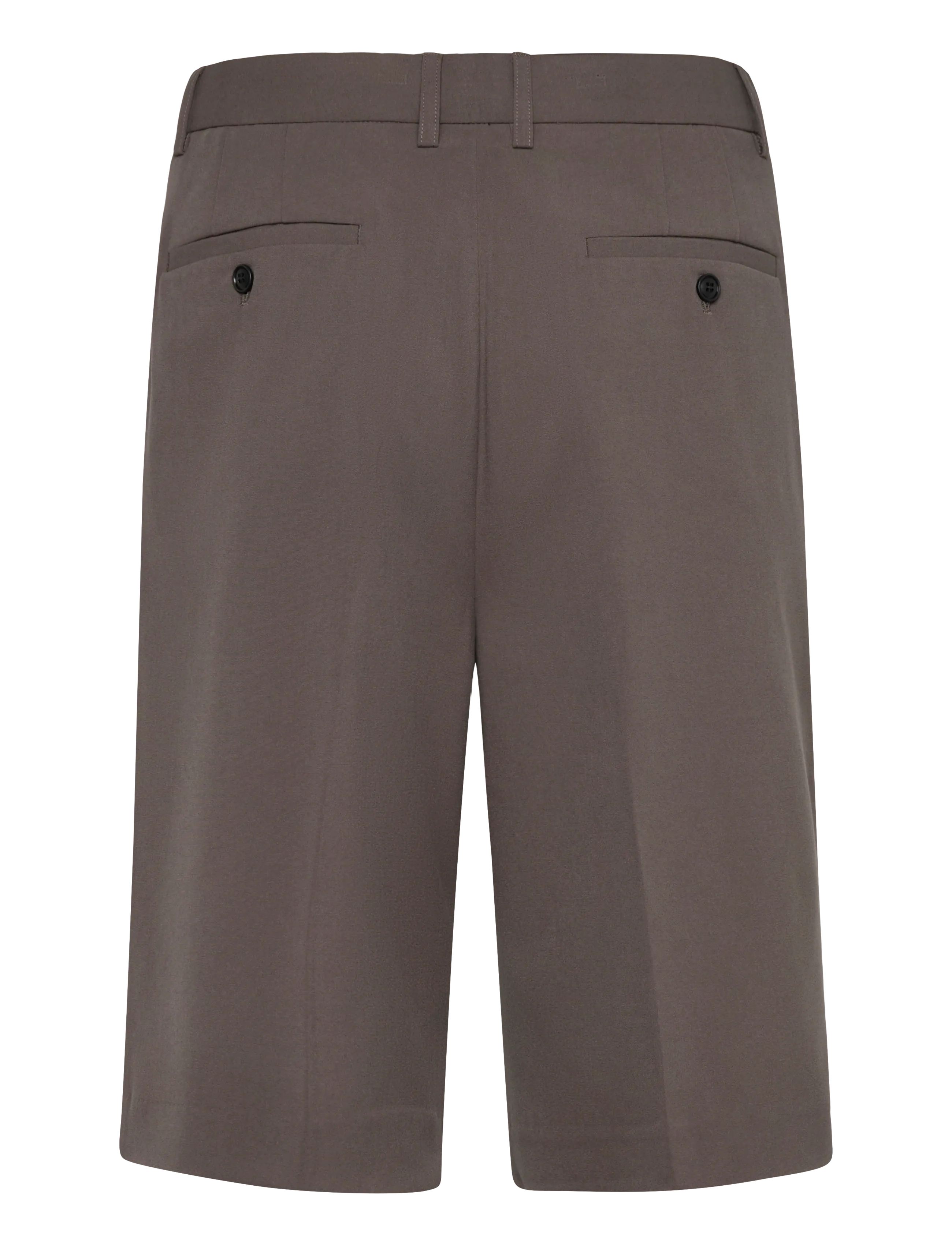 Lindbergh - Superflex pleasted formal shorts - chinos shorts - deep olive - 2