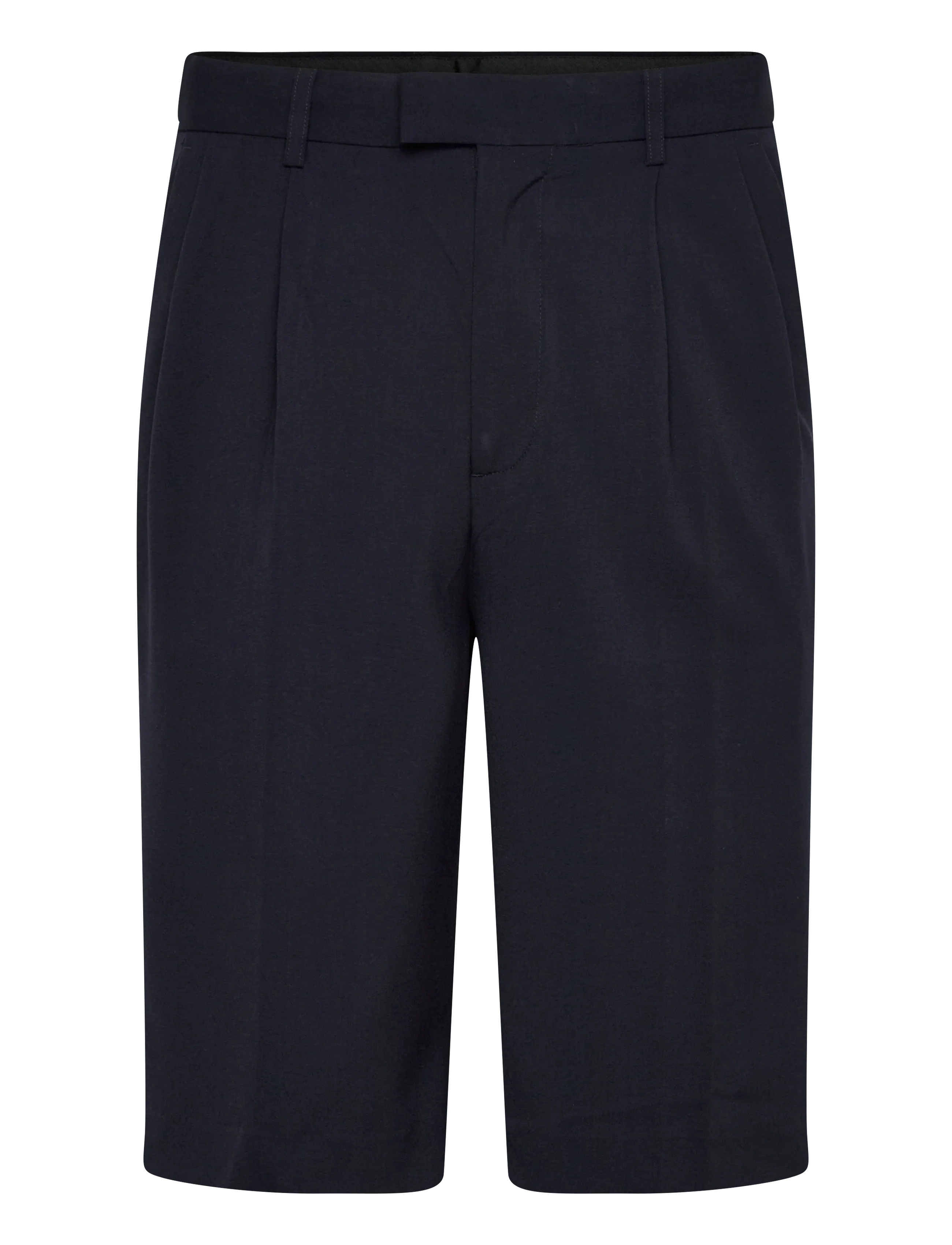 LINDBERGH Superflex Pleasted Formal Shorts Navy - M - Herren
