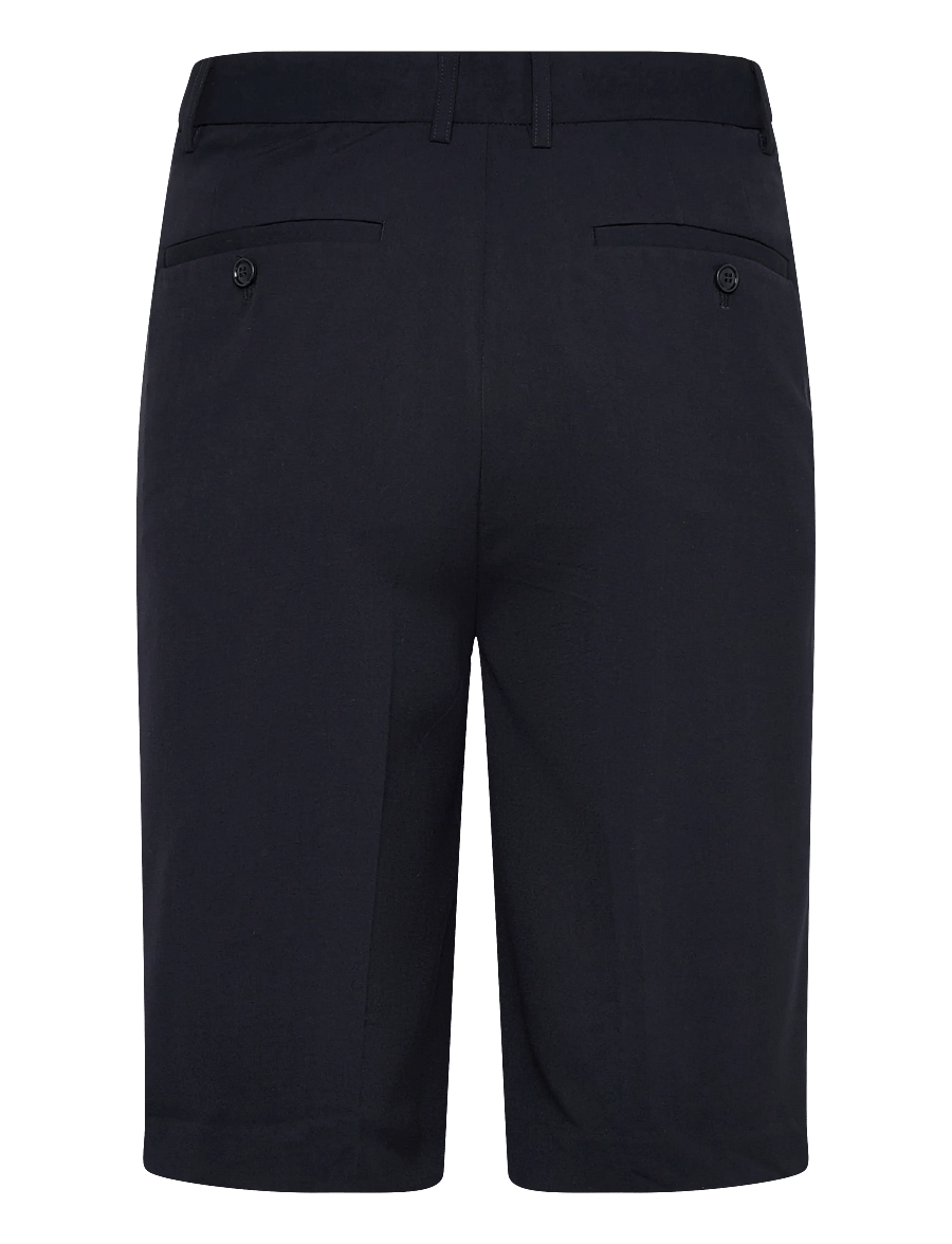 Lindbergh - Superflex pleasted formal shorts - chinos shorts - navy - 2