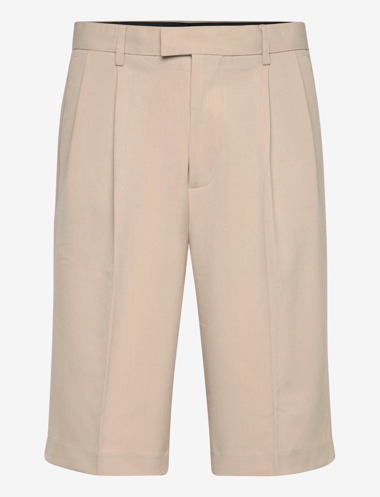 Lindbergh - Superflex pleasted formal shorts - chinos shorts - pale sand - 0