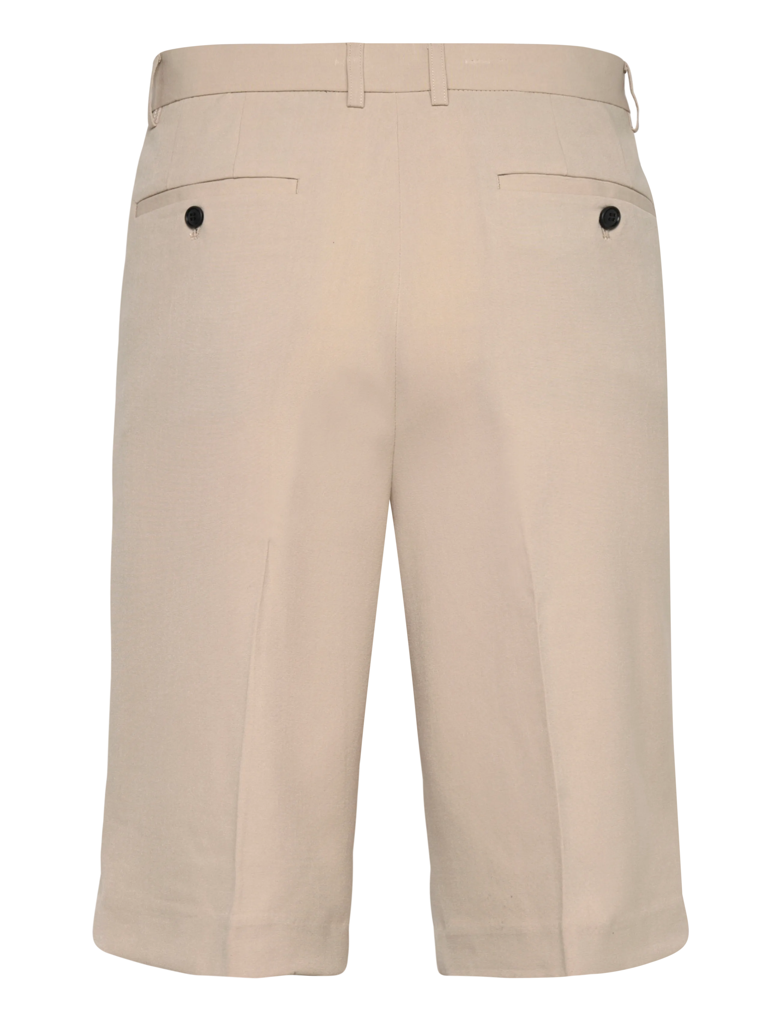 Lindbergh - Superflex pleasted formal shorts - chinos shorts - pale sand - 1