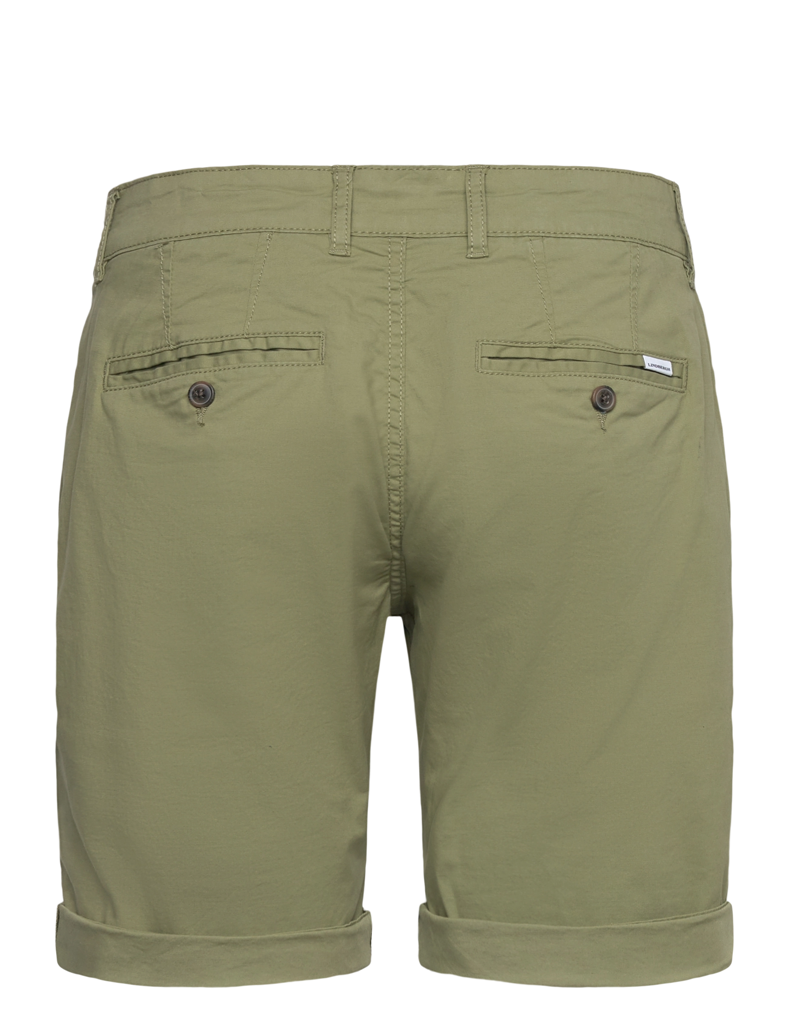 Lindbergh - Superflex chino shorts - chinos shorts - army - 2