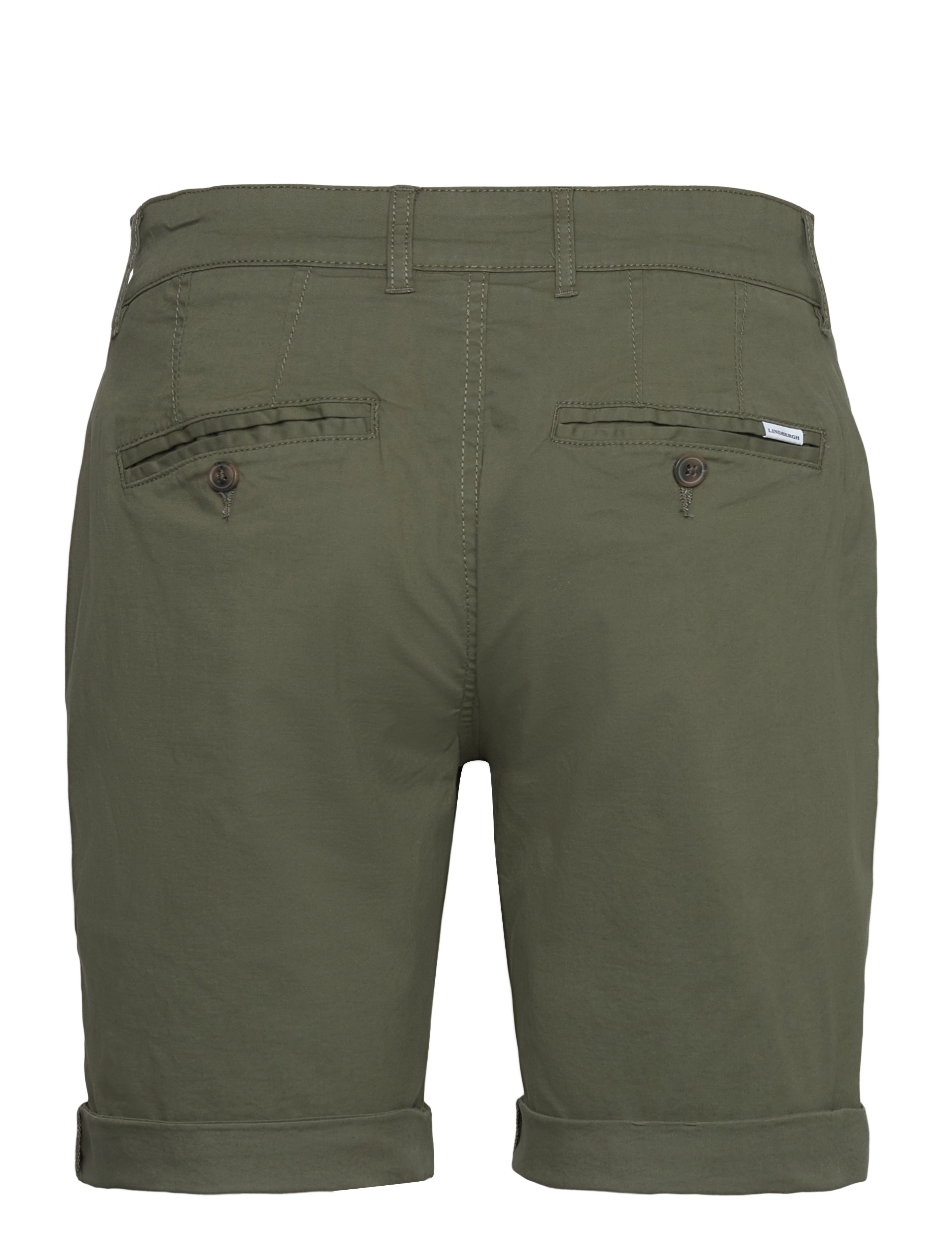 Lindbergh - Superflex chino shorts - chinos shorts - dk army - 1