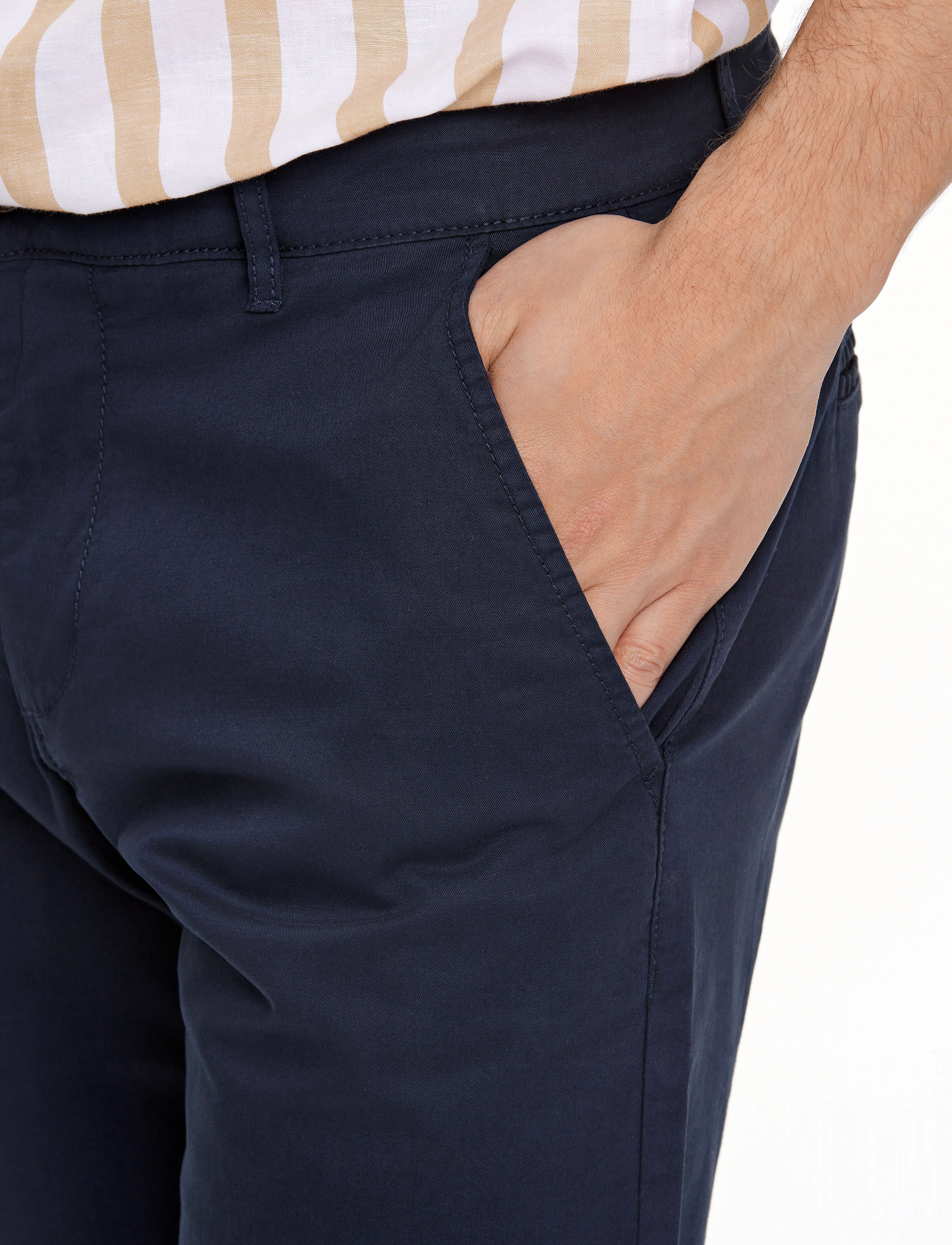 Lindbergh - Superflex chino shorts - chinos shorts - dk navy - 5