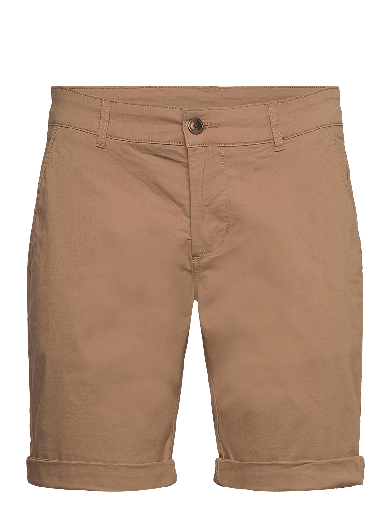 Lindbergh - Superflex chino shorts - chinos shorts - dk sand - 0