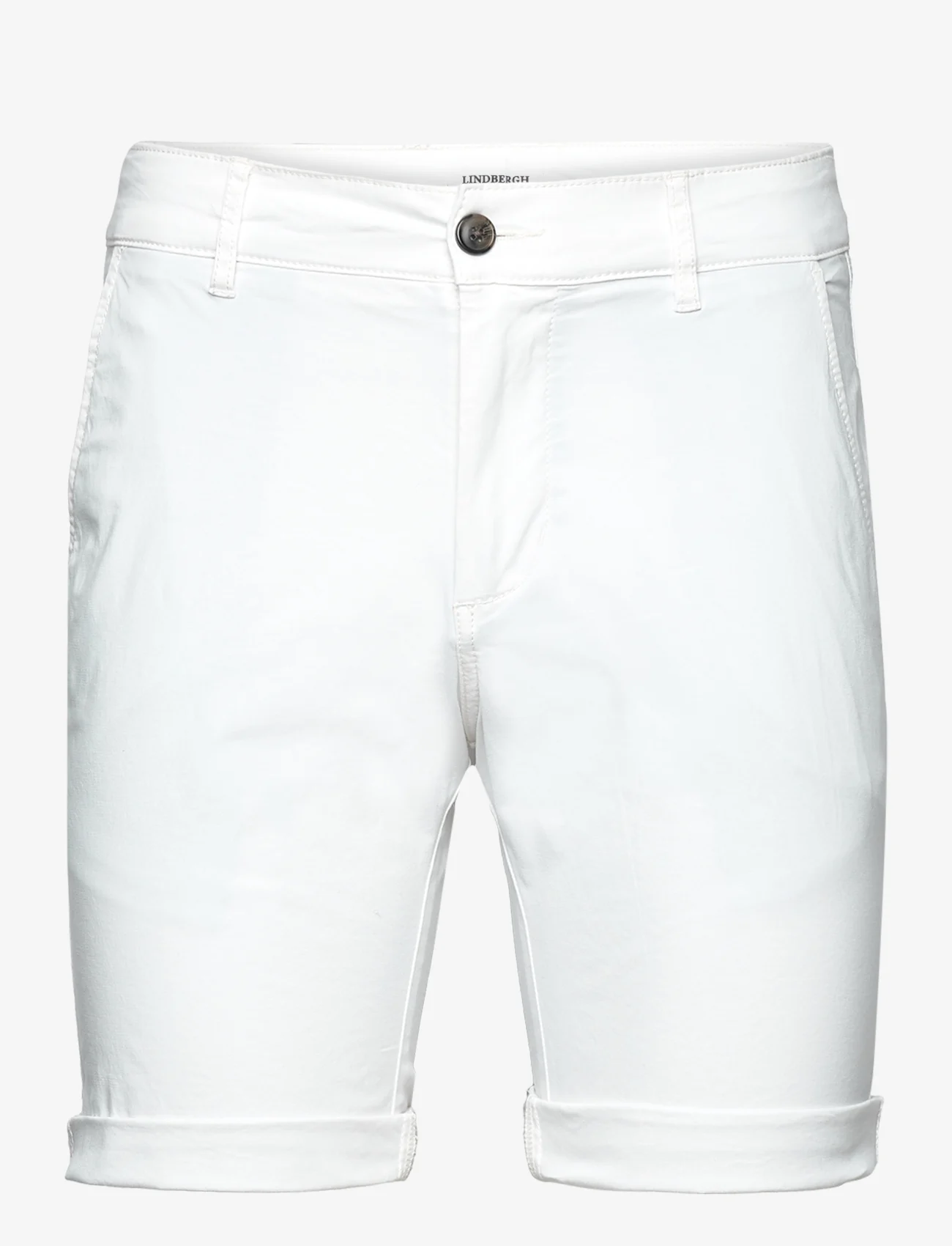 Lindbergh - Superflex chino shorts - chinos shorts - off white - 0
