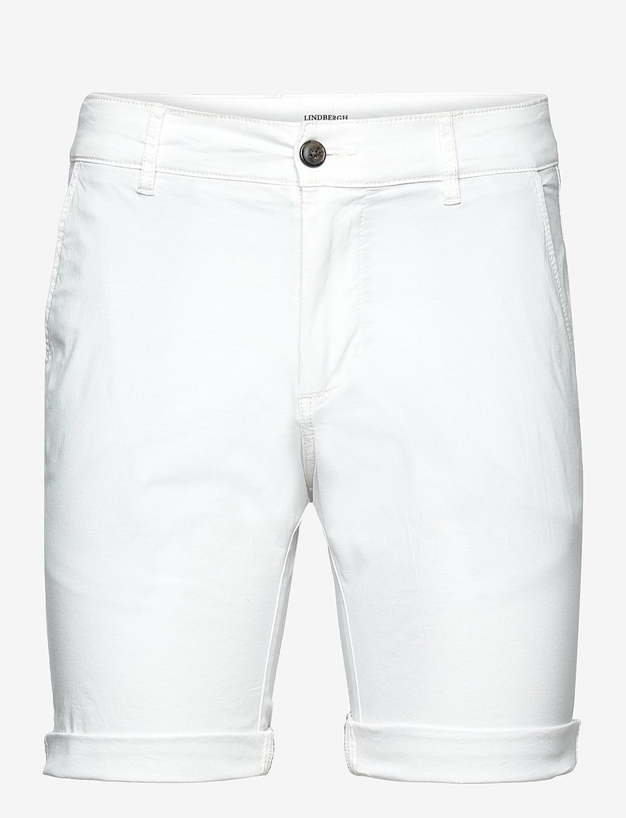 Lindbergh - Superflex chino shorts - chinos shorts - off white - 1