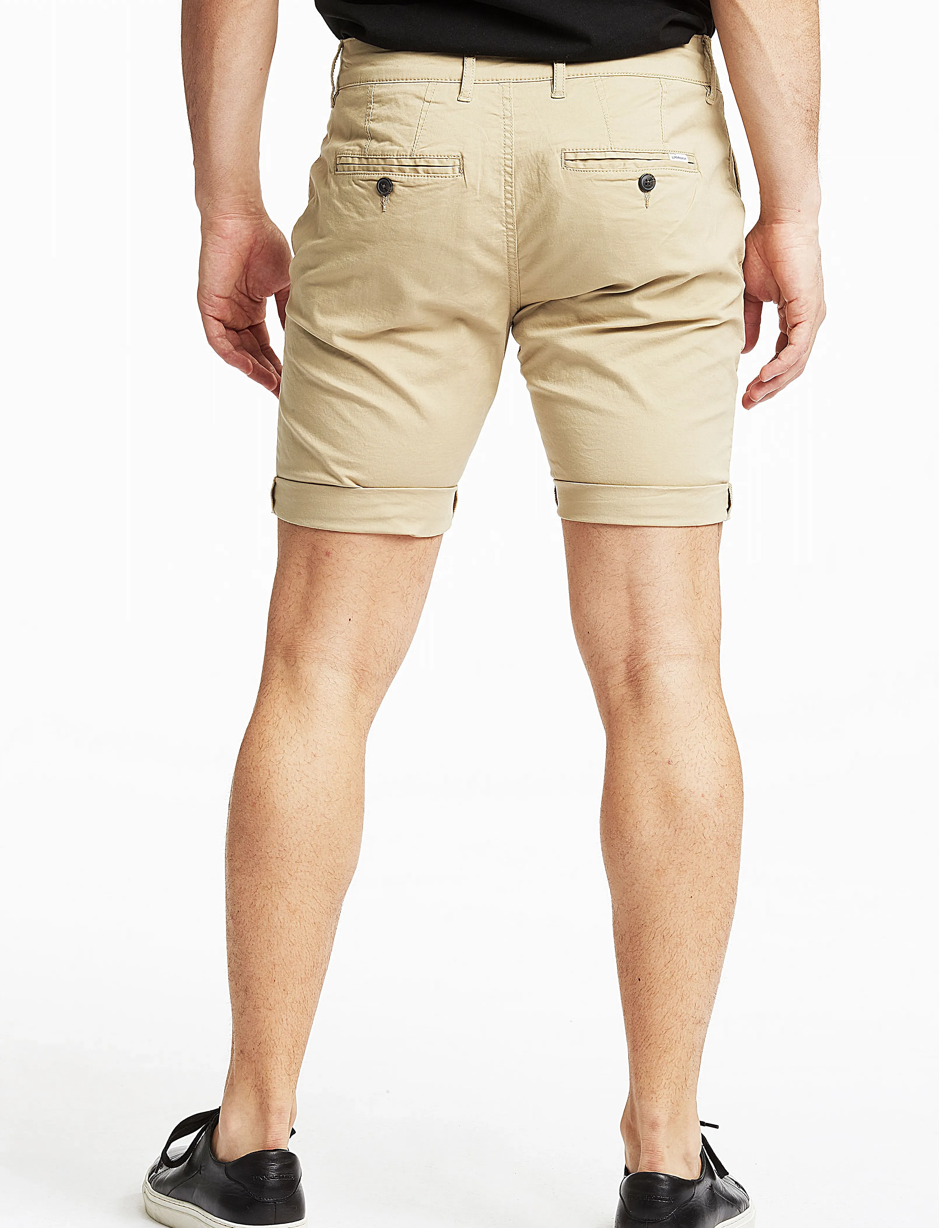 Lindbergh - Superflex chino shorts - chinos shorts - sand - 3