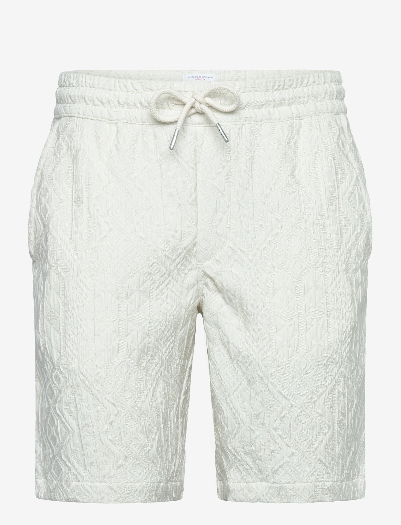Lindbergh - Textured shorts - casual shorts - pearl white - 0