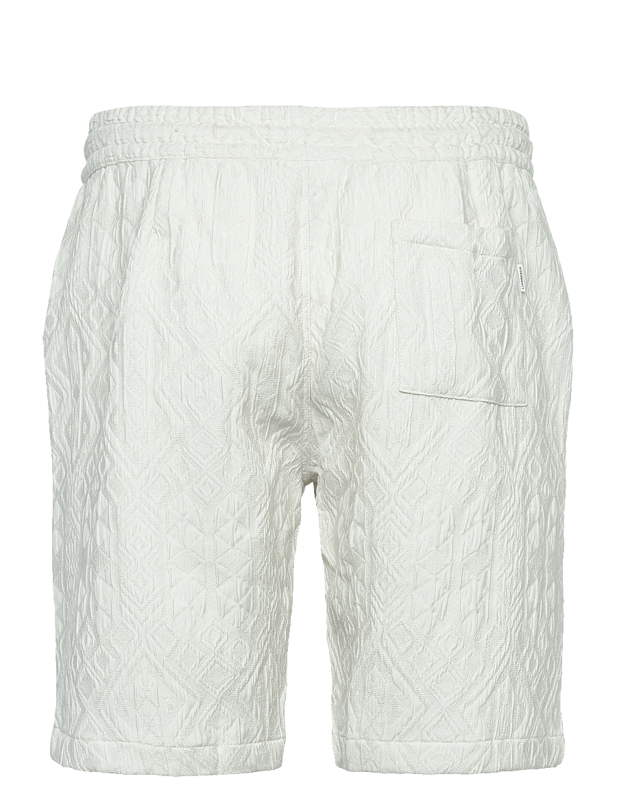 Lindbergh - Textured shorts - casual shorts - pearl white - 2