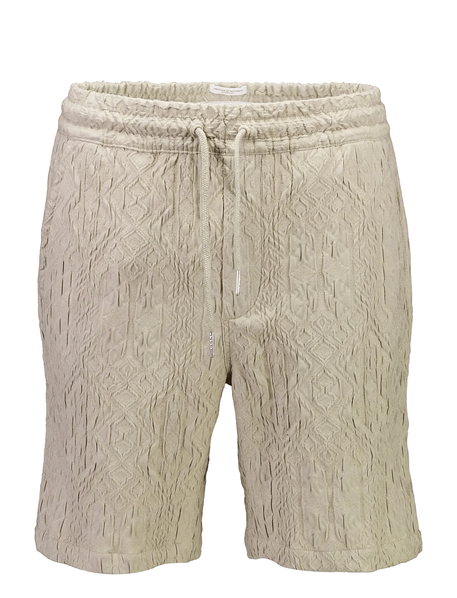 Lindbergh - Textured shorts - freizeitshorts - stone - 1