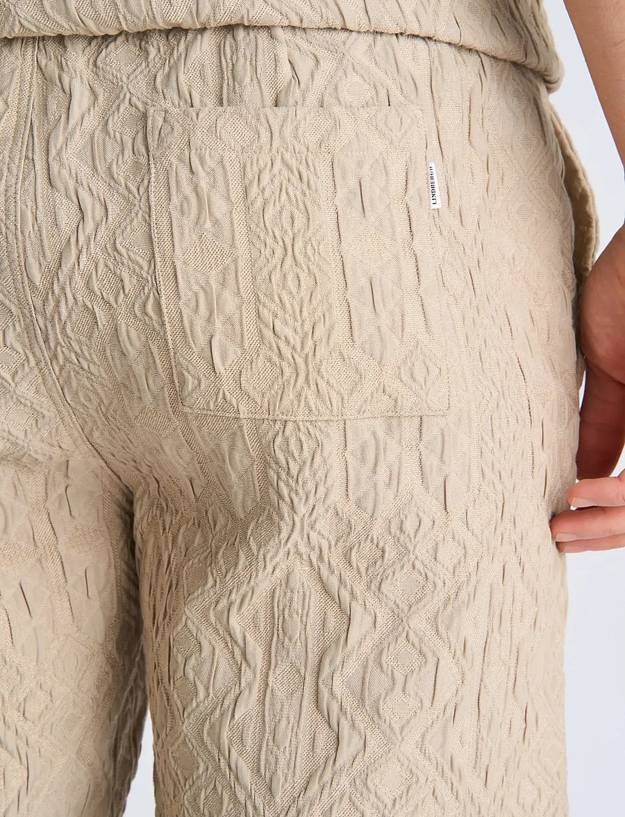 Lindbergh - Textured shorts - freizeitshorts - stone - 5
