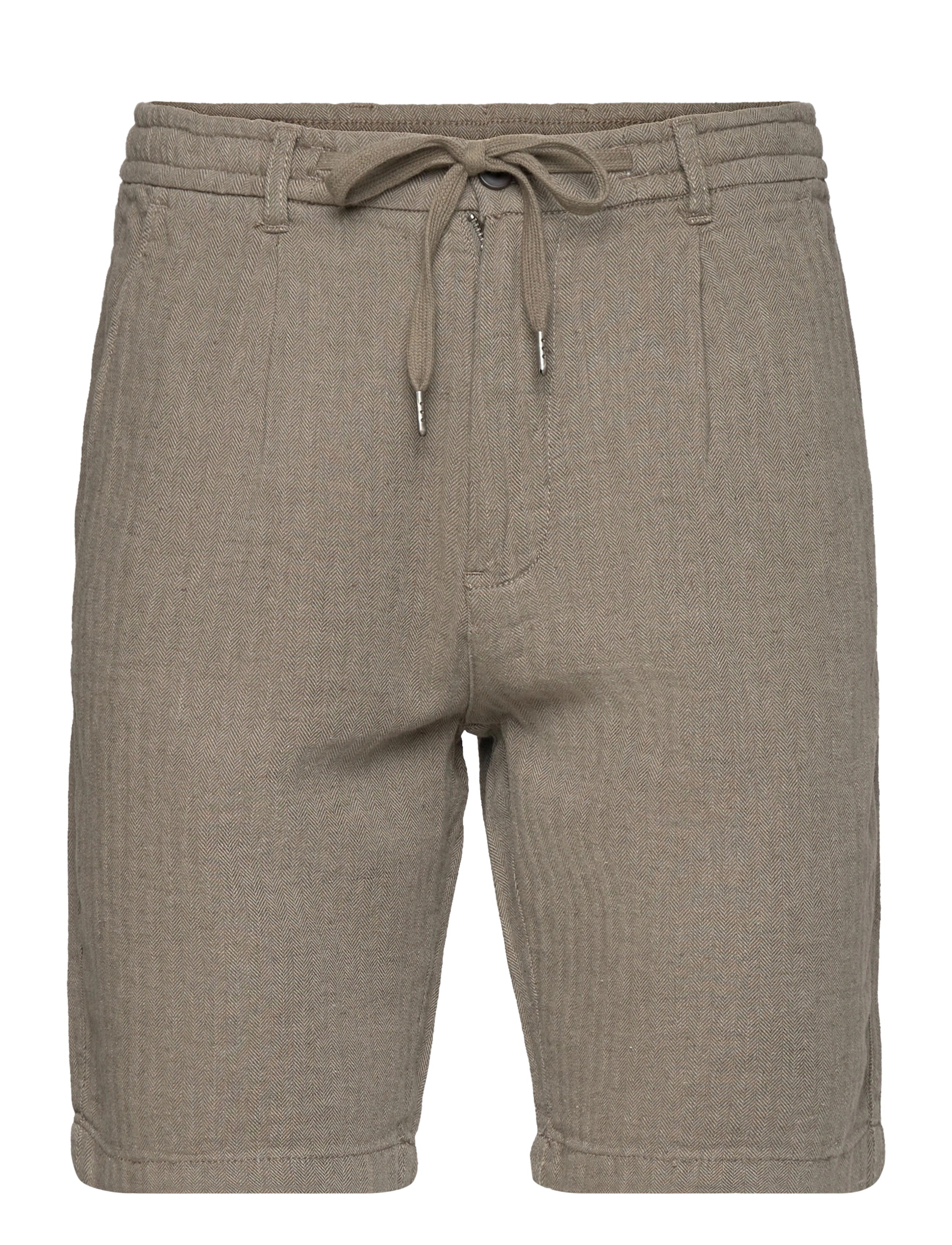 LINDBERGH Linen Blend Herringbone Kurz Grün - M - Herren