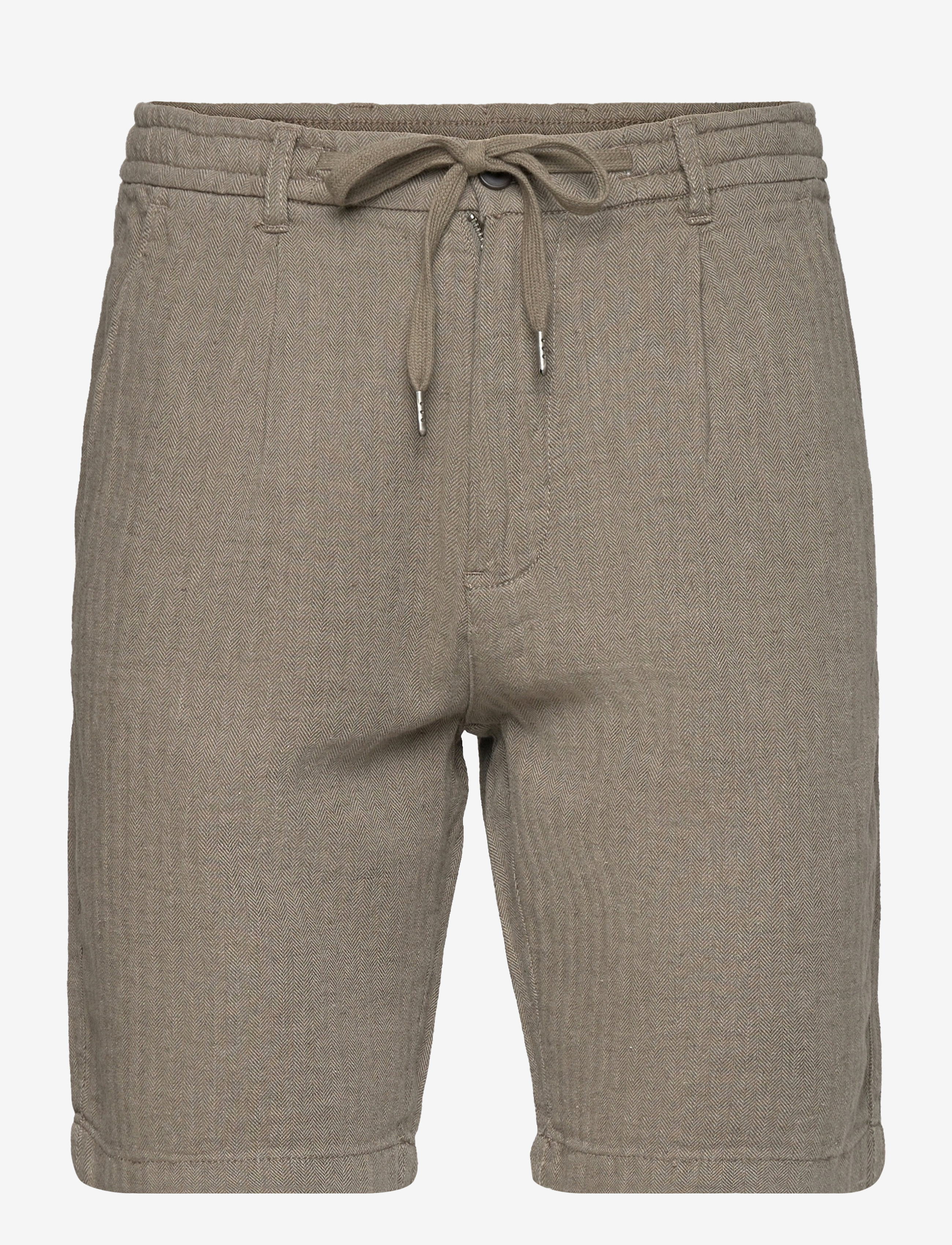 LINDBERGH Linen Blend Herringbone Kurz Grün - S - Herren