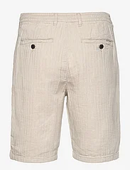Lindbergh - Linen blend herringbone short - linnen shorts - lt stone - 1