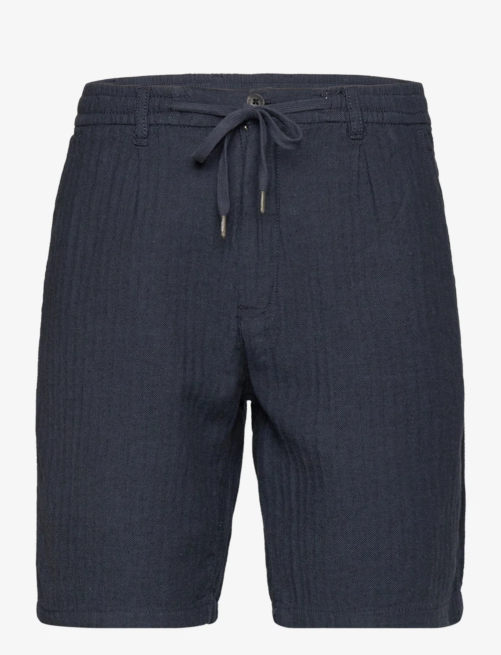 Lindbergh - Linen blend herringbone short - linased lühikesed püksid - navy - 1