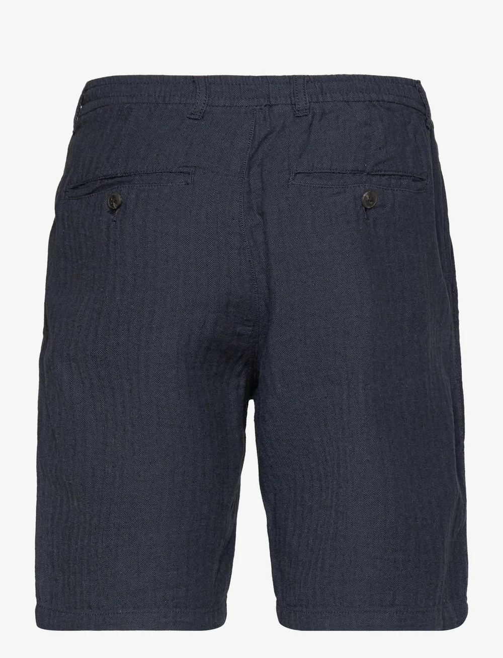 Lindbergh - Linen blend herringbone short - linased lühikesed püksid - navy - 2