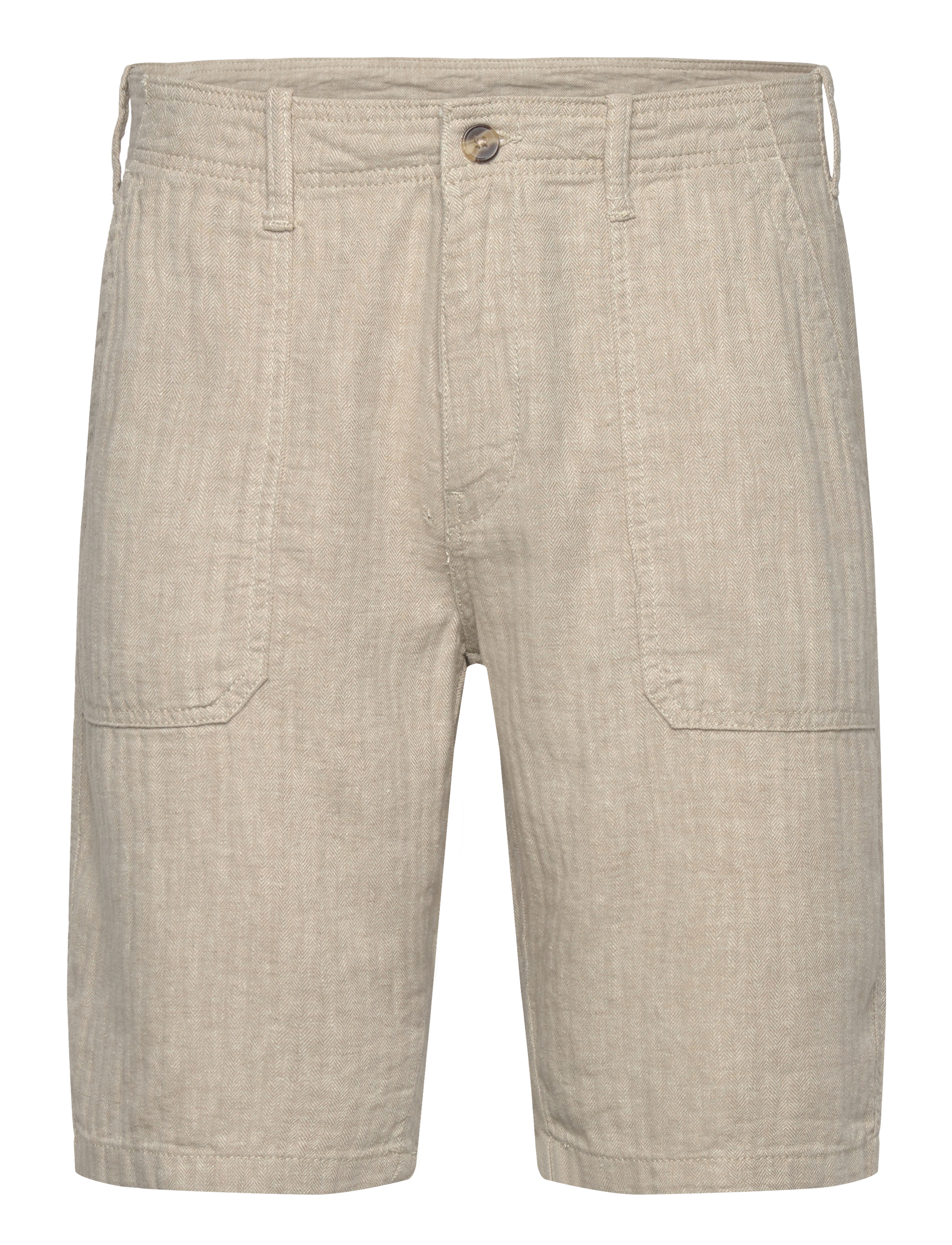 LINDBERGH Linen Blend Herringbone Shortslinen Blend Herringbone Shorts Beige - XS - Herren
