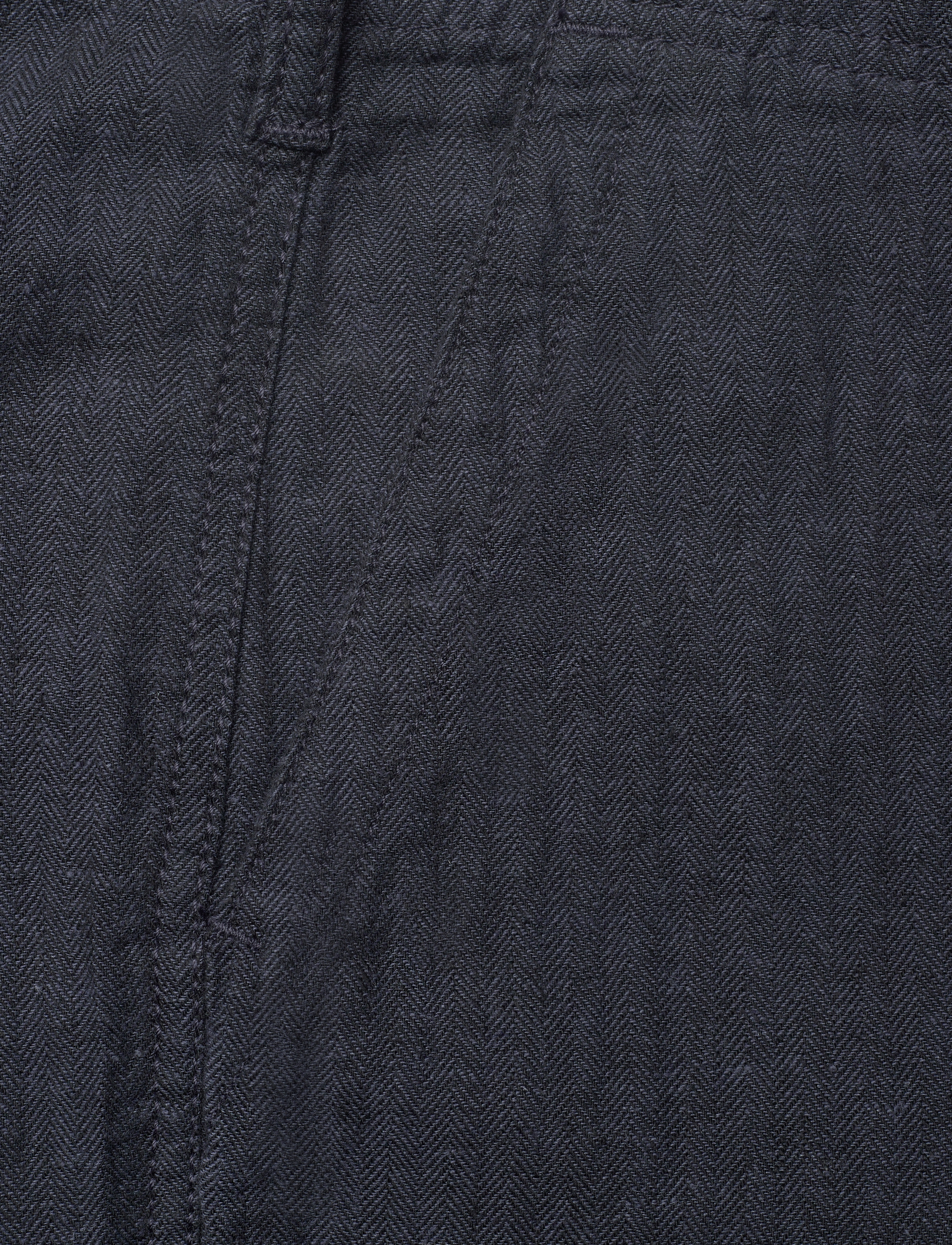 Lindbergh - Linen blend herringbone shortsLinen blend herringbone shorts - hørshorts - navy - 2