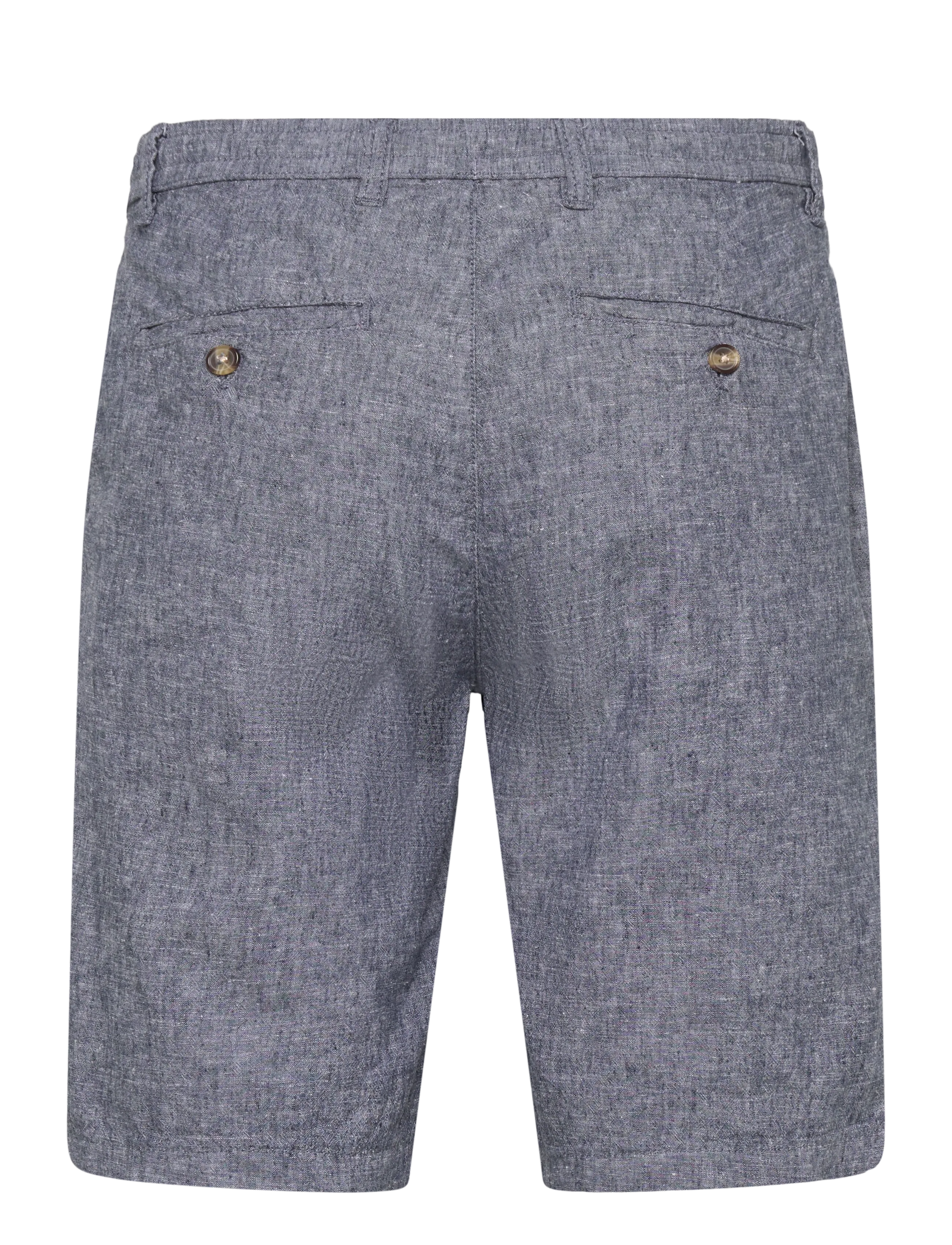 Lindbergh - Linen shorts - hørshorts - blue - 1