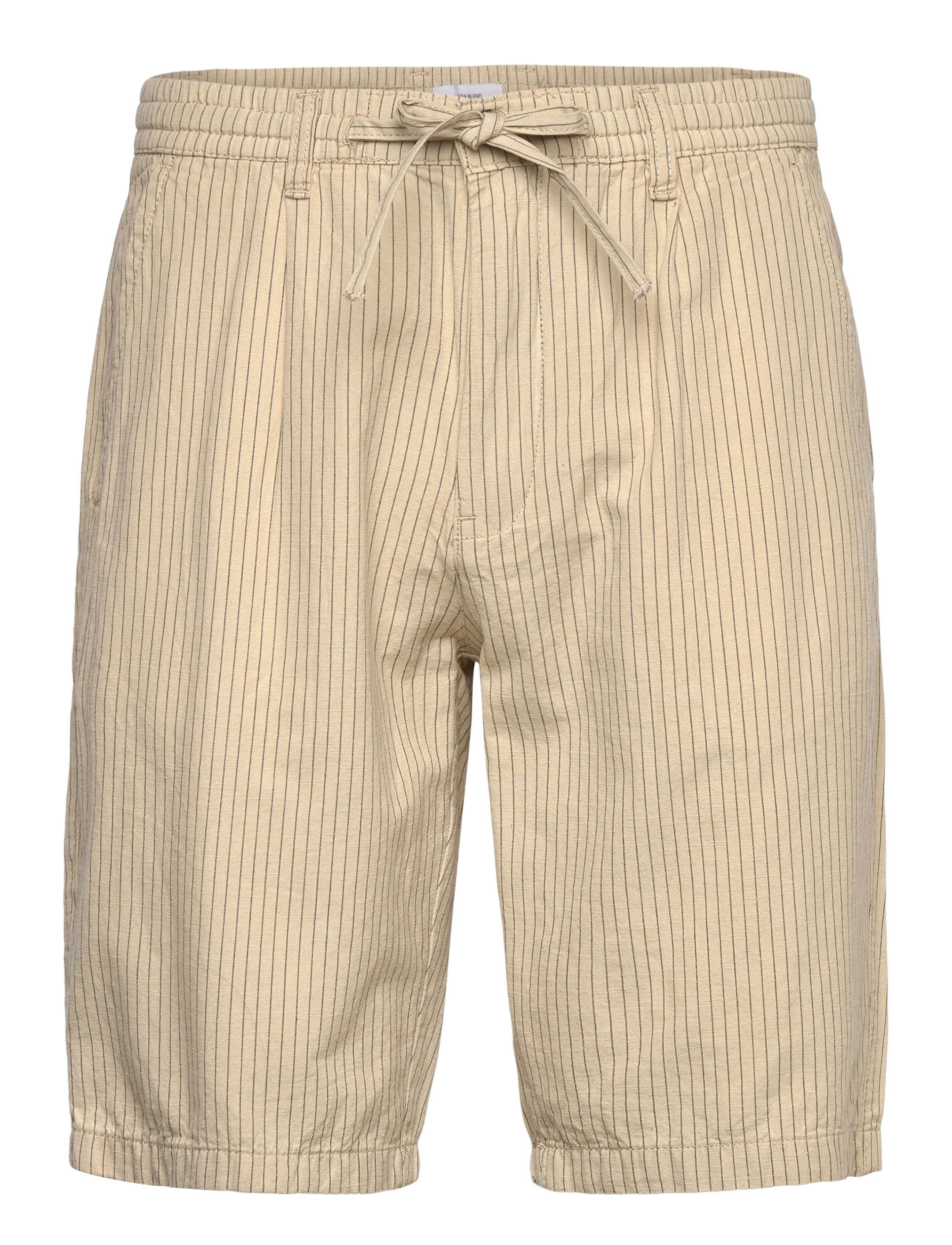 LINDBERGH Gestreift Linen Shorts Braun - XXL - Herren