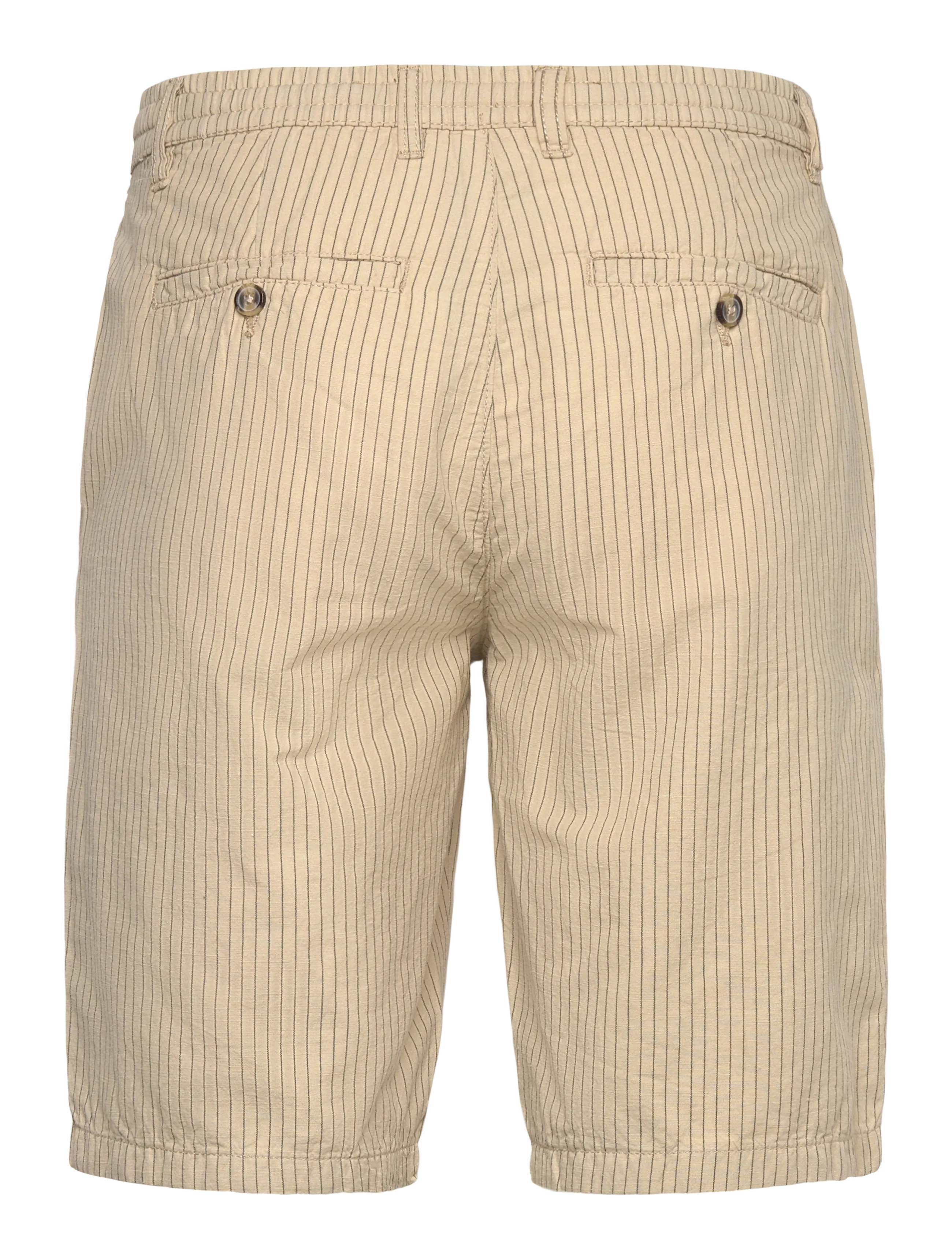 Lindbergh - Striped Linen shorts - hørshorts - sand - 2