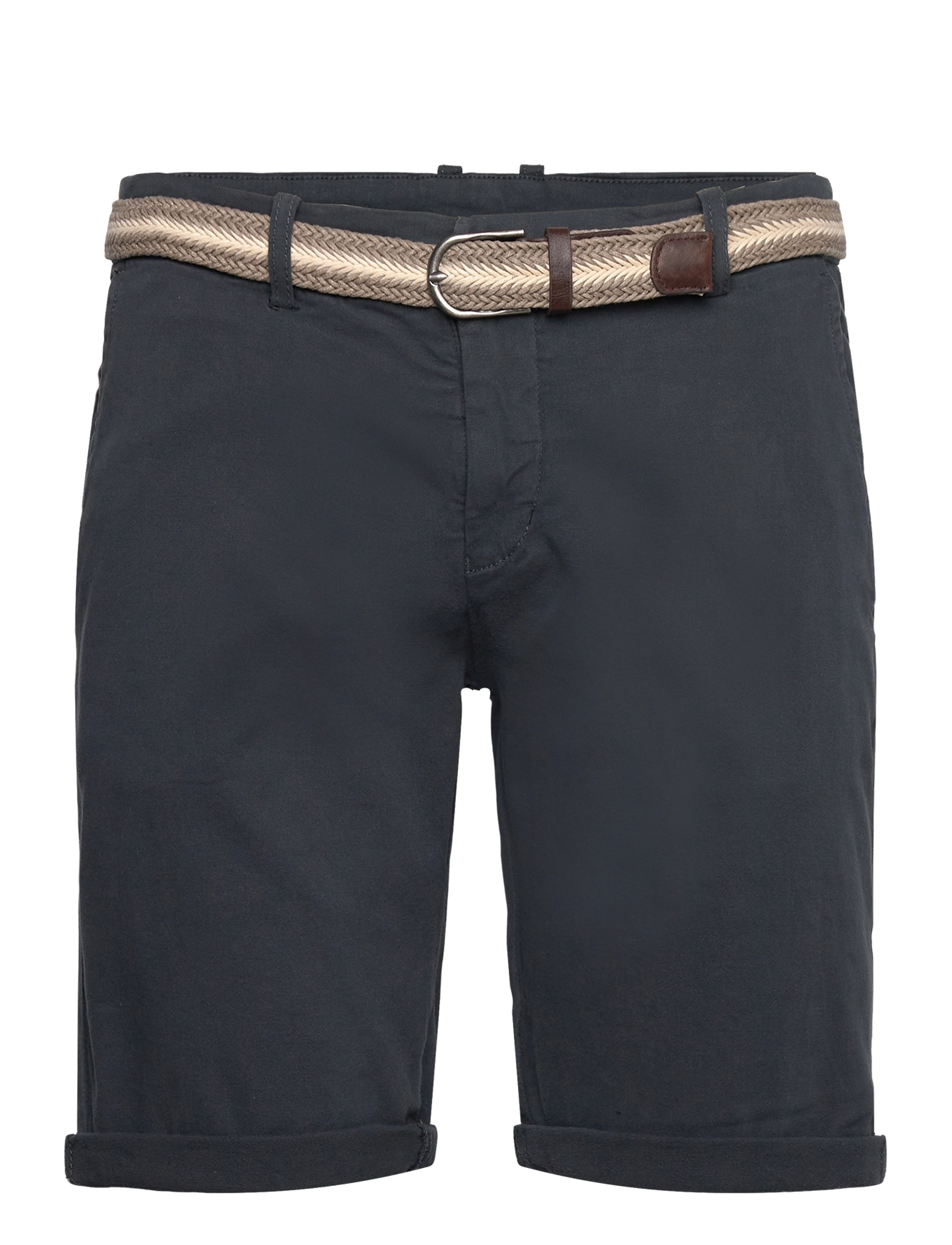 Lindbergh Suplerflex chino short w?. belt - Chinos shorts - NAVY / navy