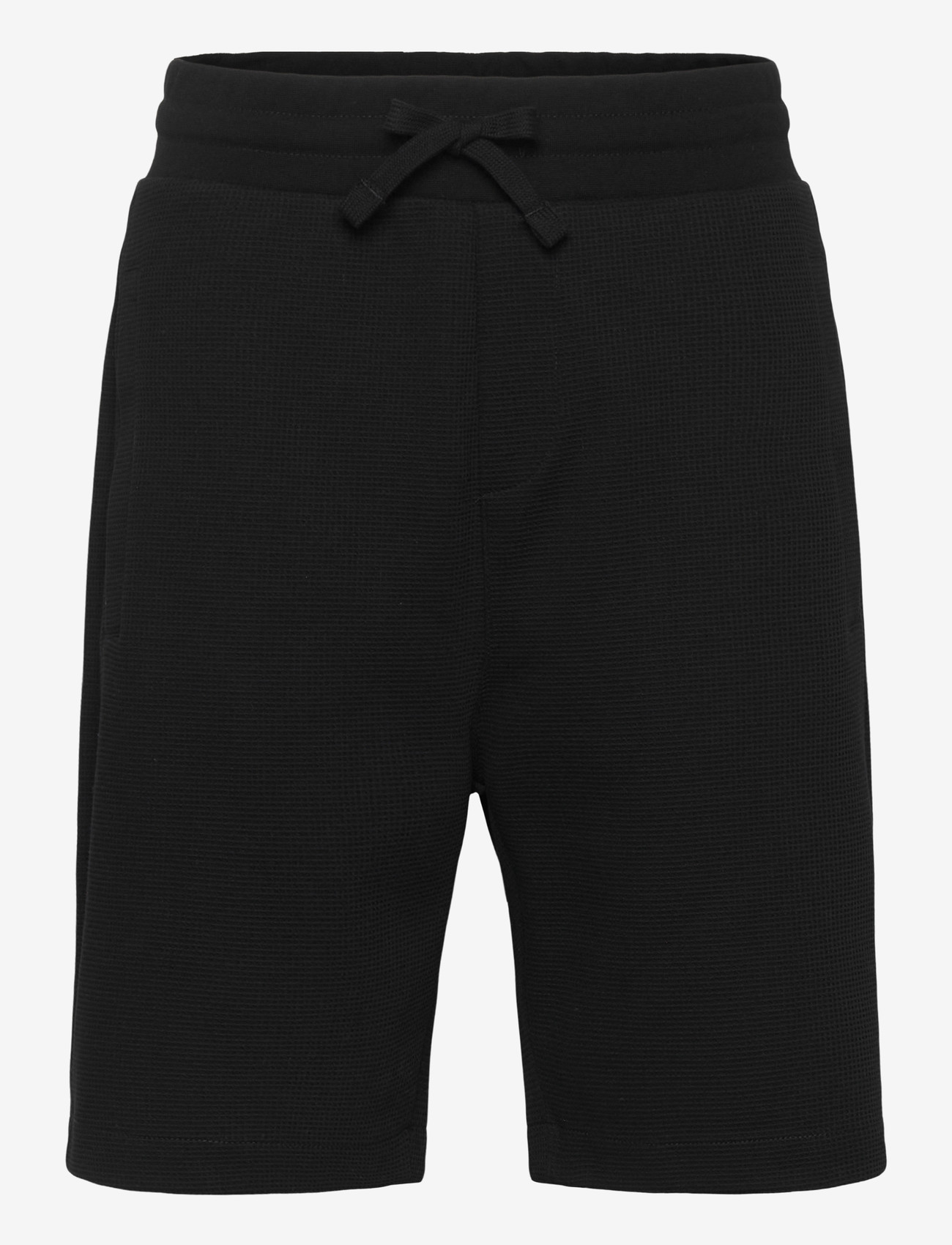 Lindbergh - Waffle shorts - men - black - 1