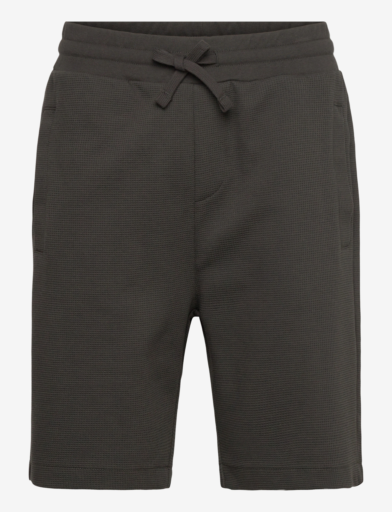 Lindbergh - Waffle shorts - män - ebony brown - 1