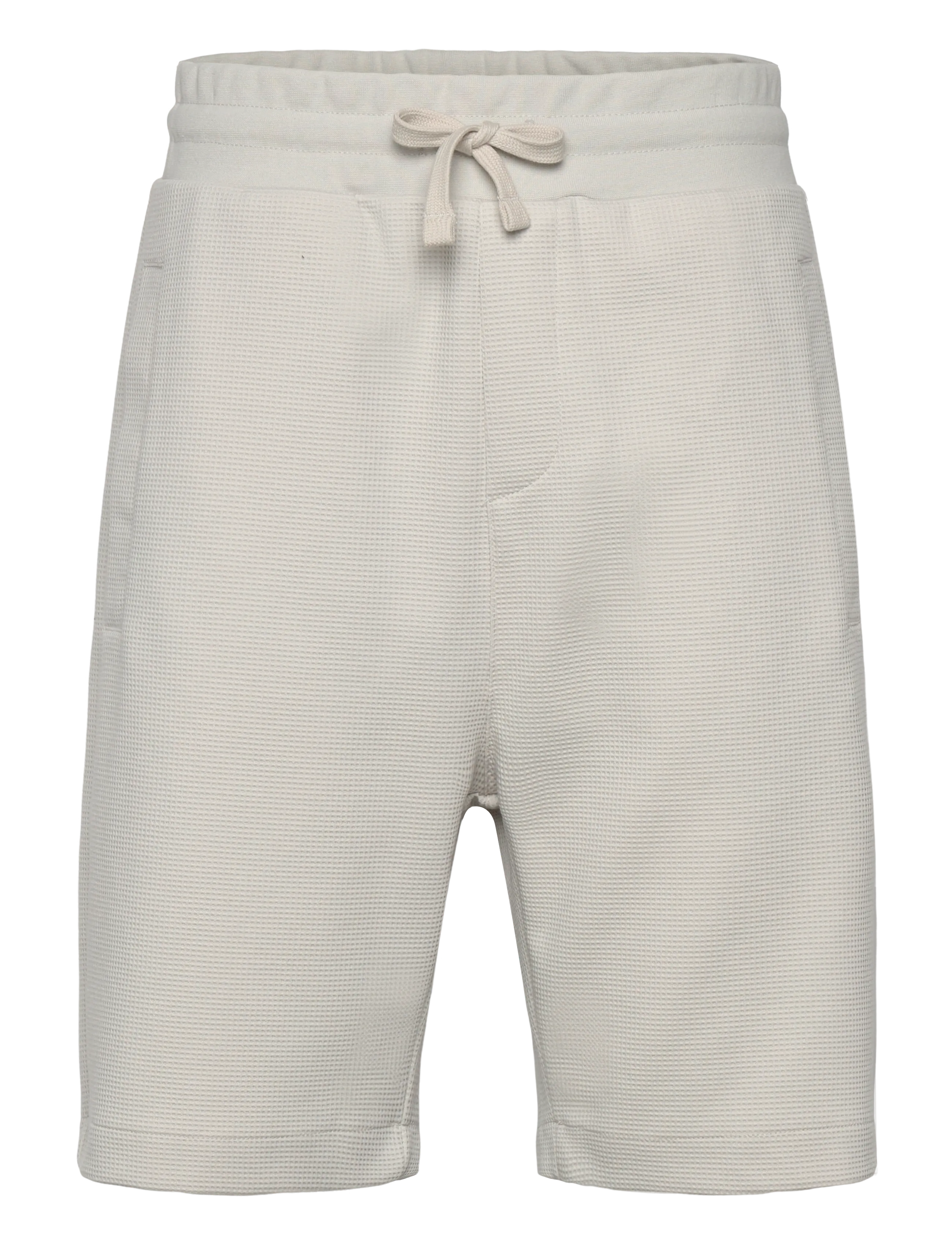 Lindbergh Waffle shorts - Shorts - LT GREY / grey