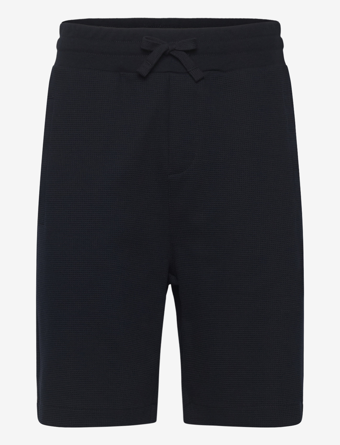 Lindbergh - Waffle shorts - men - navy - 1