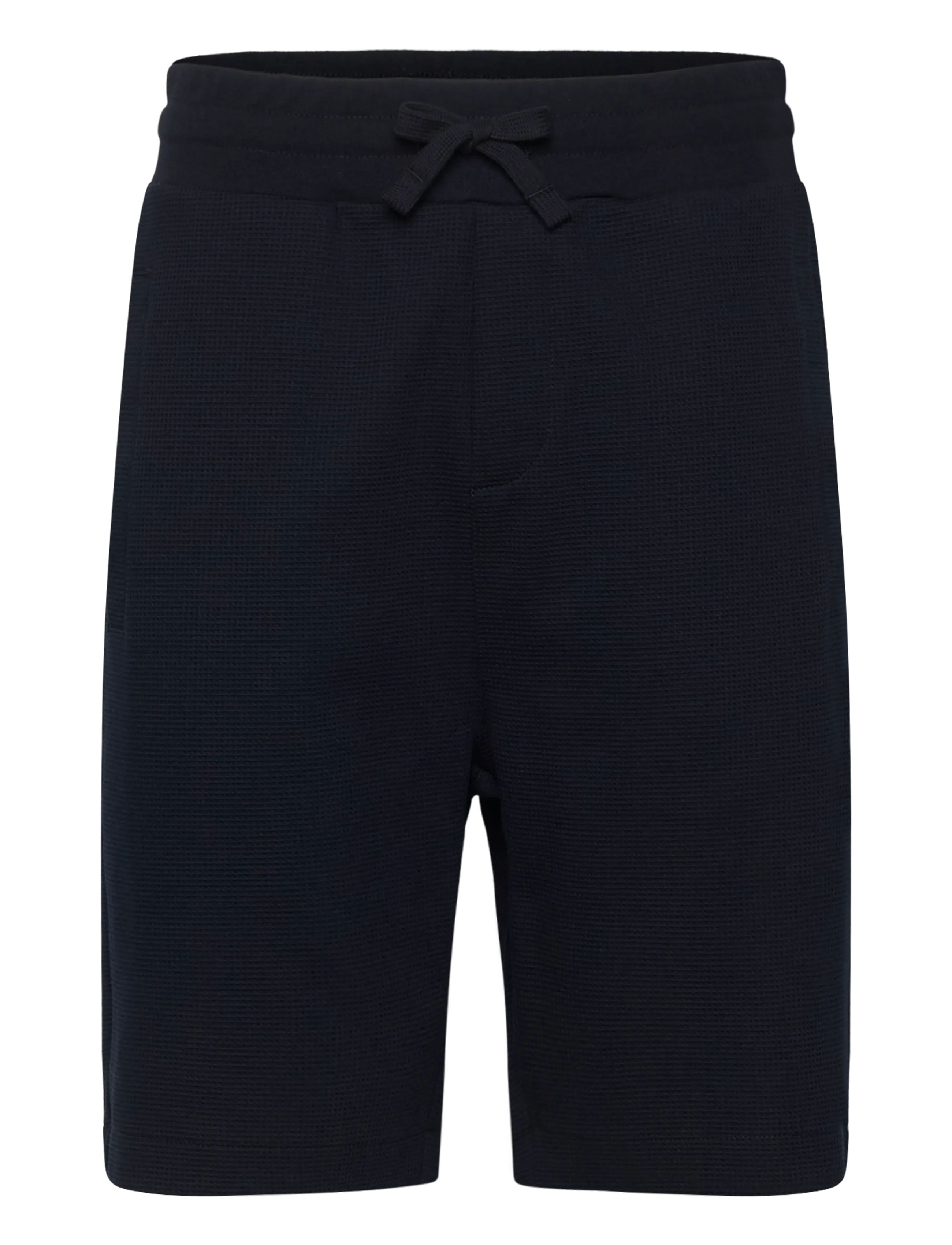 Lindbergh Waffle shorts - Booztlet only men - NAVY / navy
