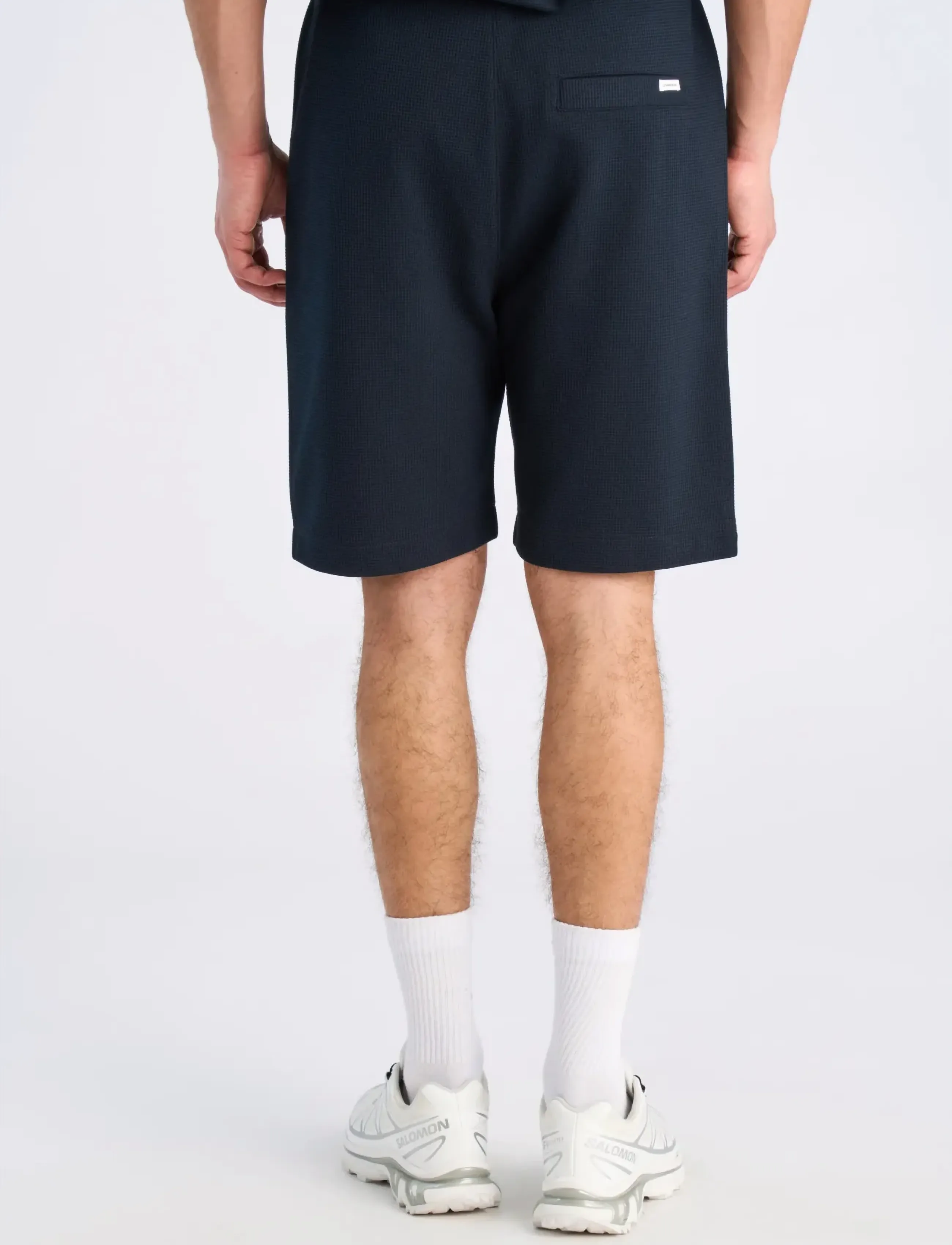 Lindbergh - Waffle shorts - herren - navy - 4