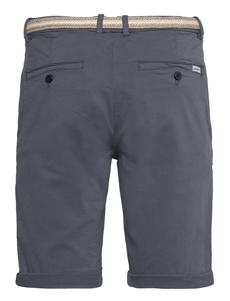 Lindbergh - Superflex chino shorts w. belt - chino lühikesed püksid - ink blue - 1