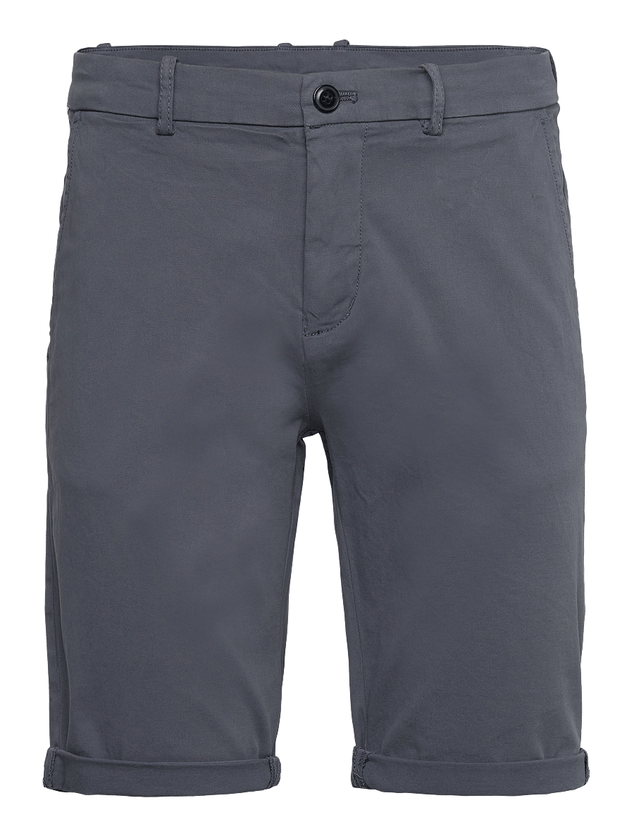 Lindbergh - Superflex chino shorts w. belt - chinos shorts - ink blue - 2