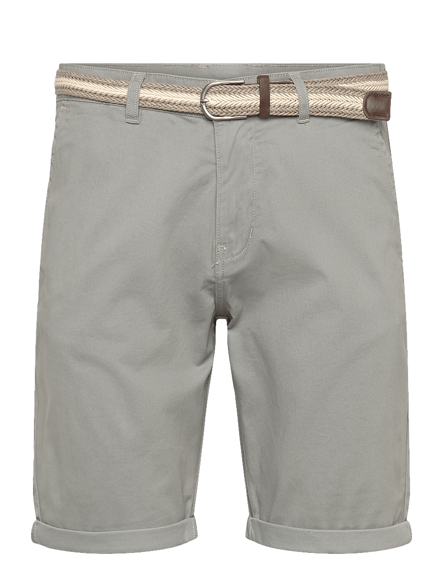 Lindbergh - Superflex chino shorts w?. belt - chinos shorts - deep grey - 0