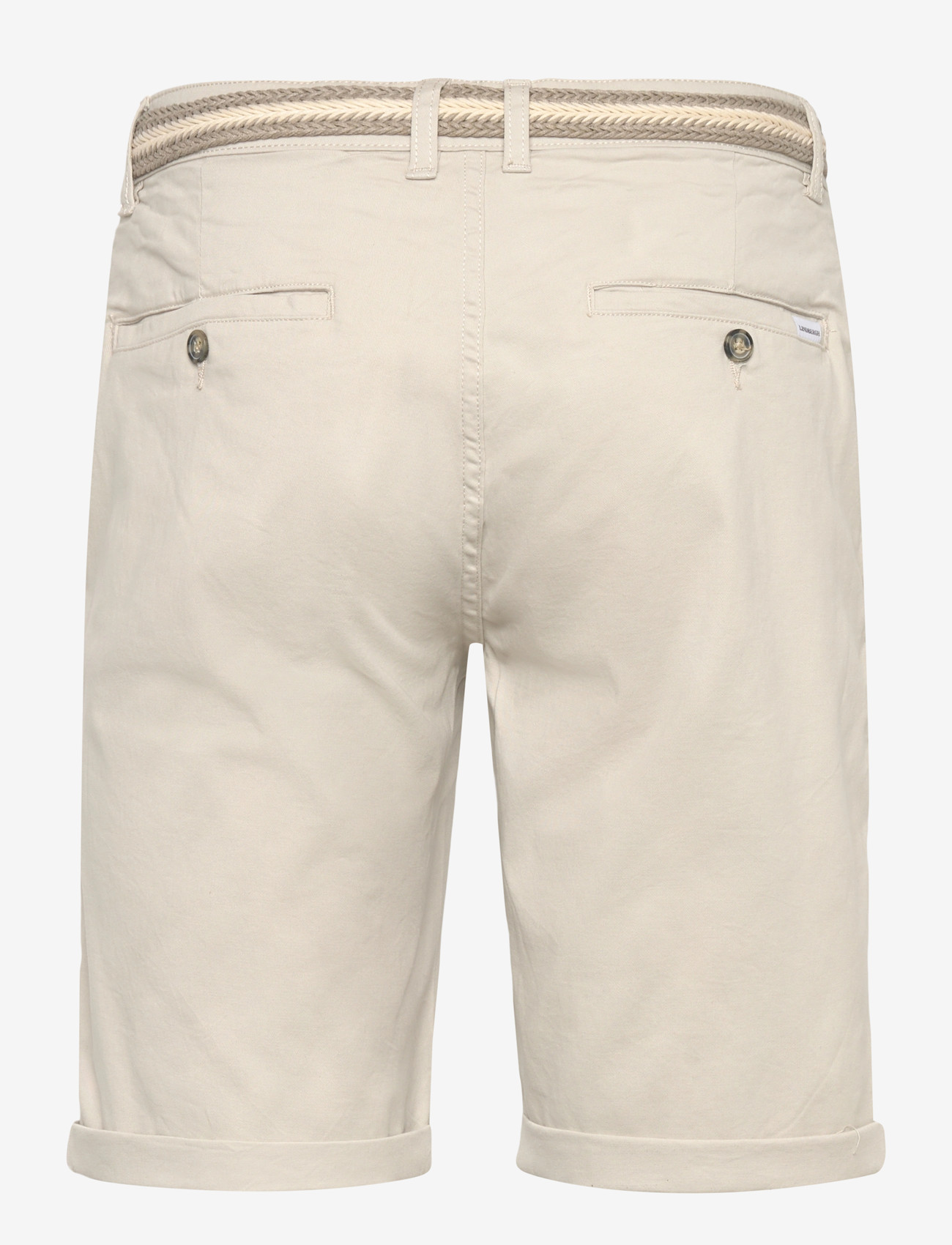 Lindbergh - Superflex chino shorts w?. belt - chino lühikesed püksid - ecru - 2
