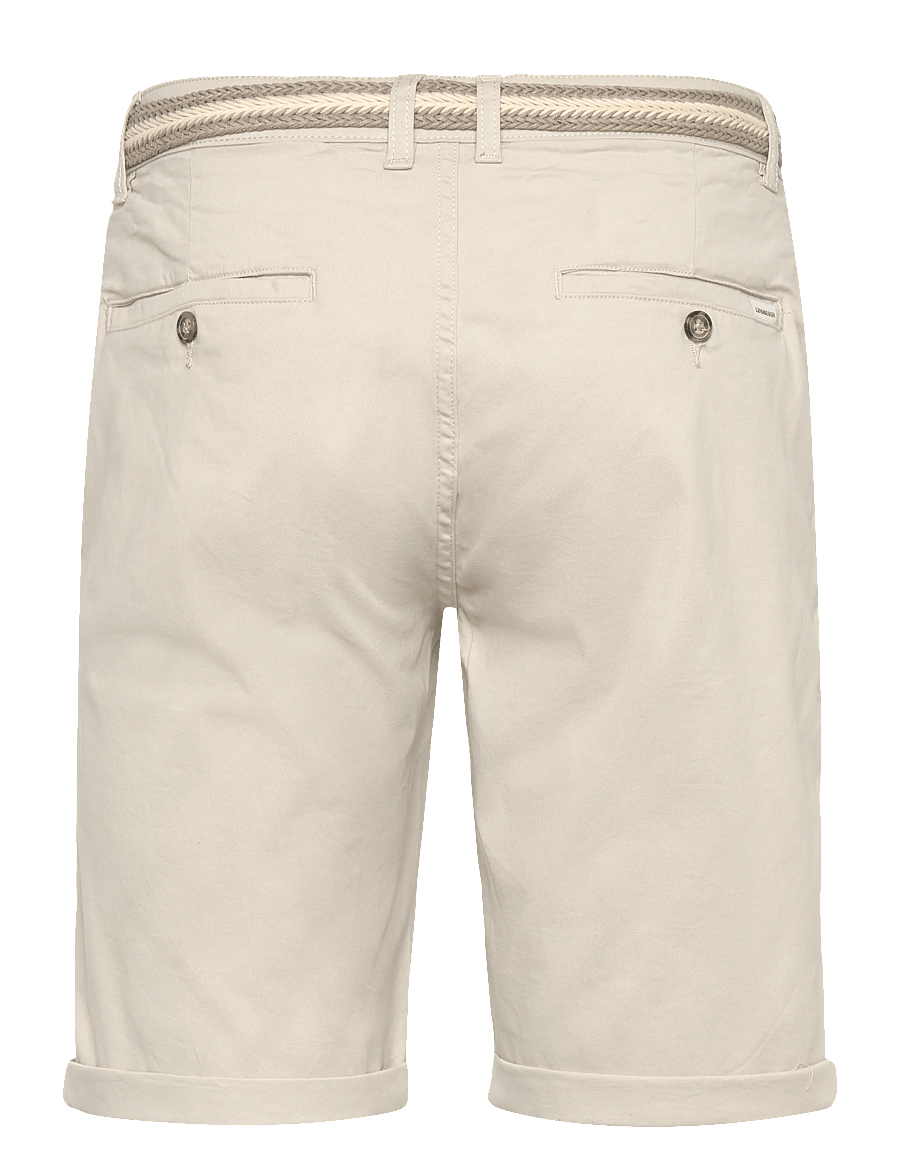 Lindbergh - Superflex chino shorts w?. belt - chinos shorts - ecru - 2