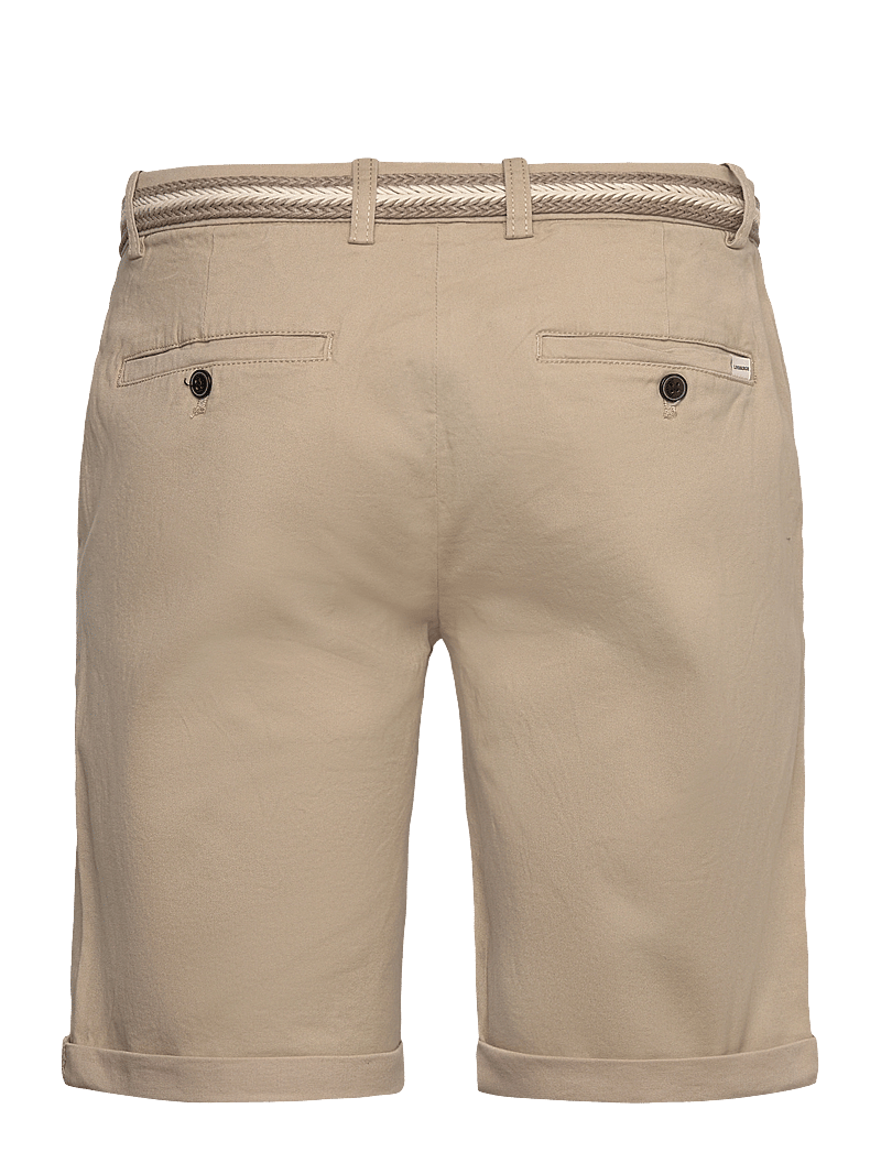 Lindbergh - Superflex chino shorts w?. belt - chinos shorts - sand - 1