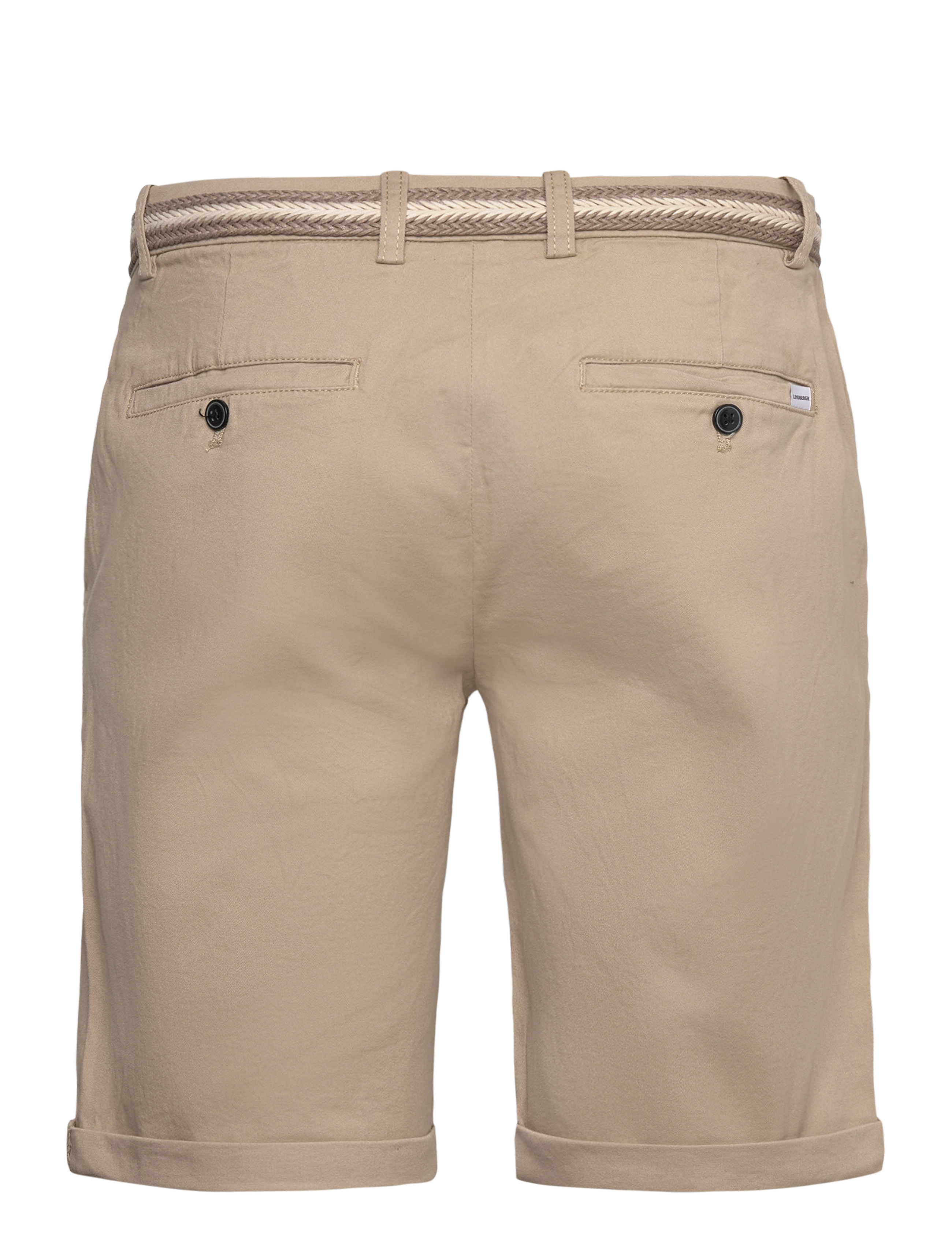 Lindbergh - Superflex chino shorts w?. belt - chinos shorts - sand - 2