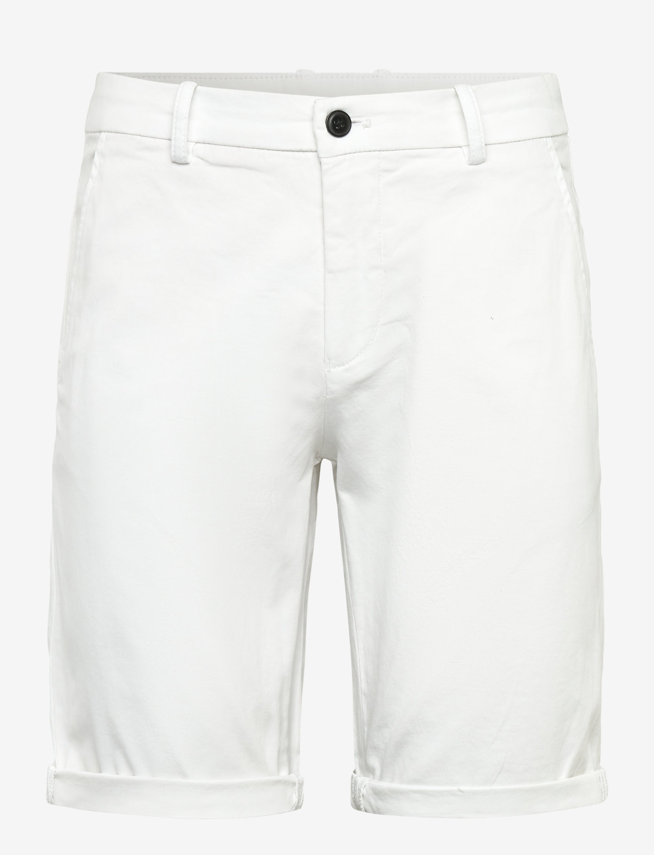 Lindbergh - Superflex chino shorts w?. belt - chinos shorts - white - 3