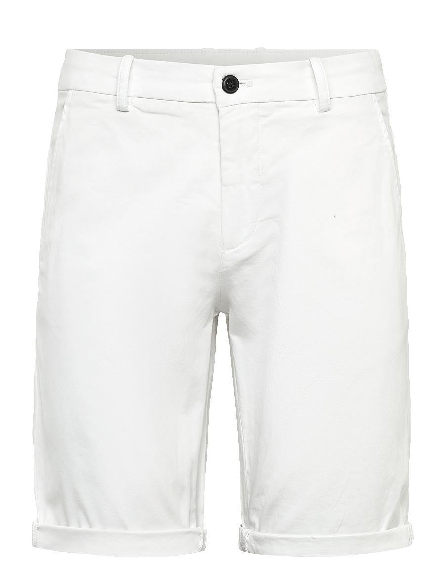 Lindbergh - Superflex chino shorts w?. belt - spodenki chinos - white - 3