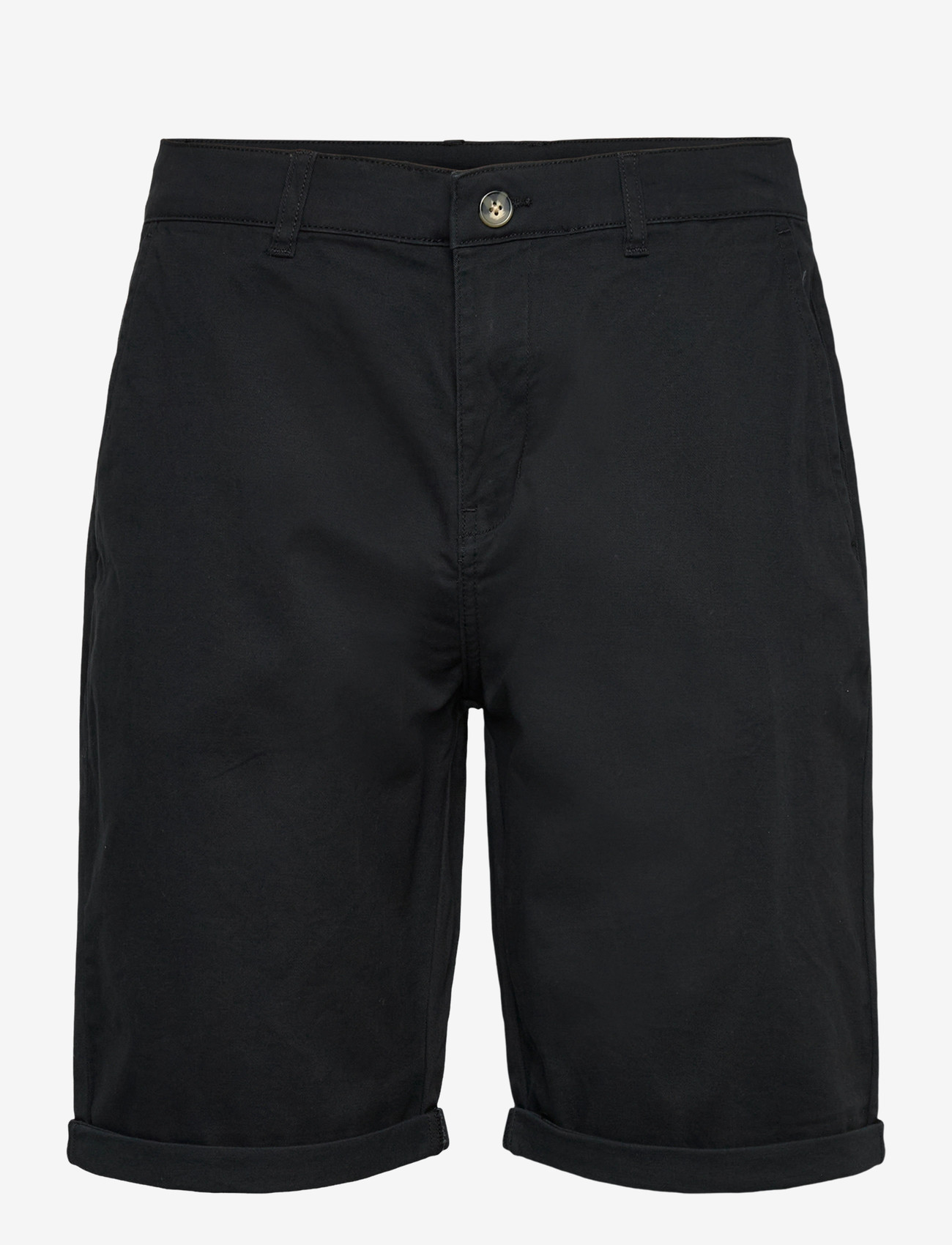 Lindbergh - Superflex chino shorts - chinos shorts - black - 1