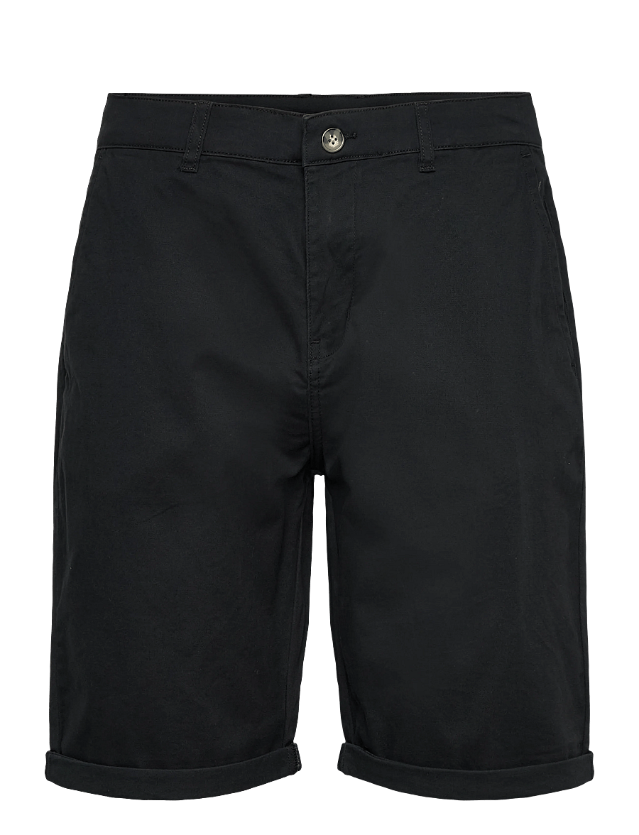 Lindbergh - Superflex chino shorts - chinos shorts - black - 1