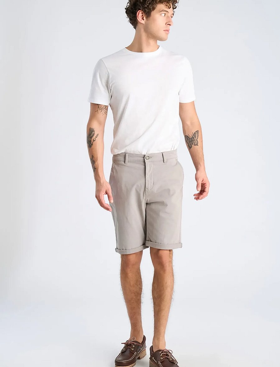 Lindbergh - Superflex chino shorts - chinos shorts - deep grey - 0