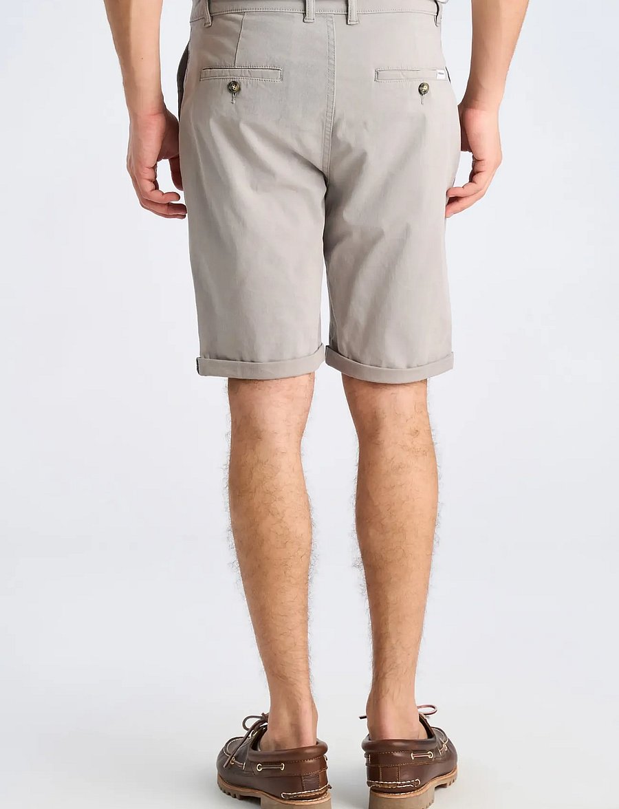 Lindbergh - Superflex chino shorts - chinos shorts - deep grey - 4