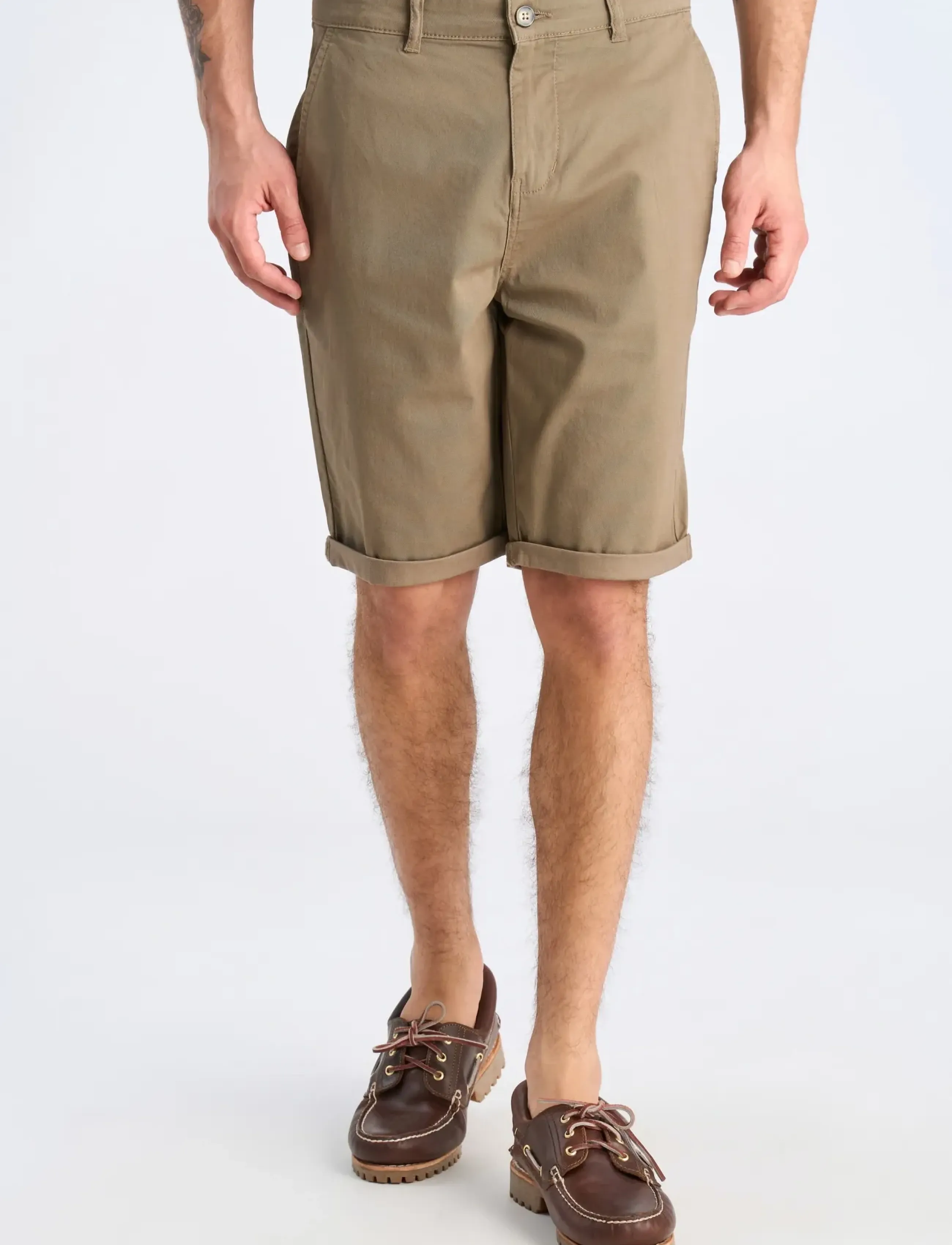 Lindbergh - Superflex chino shorts - chinos shorts - deep stone - 3