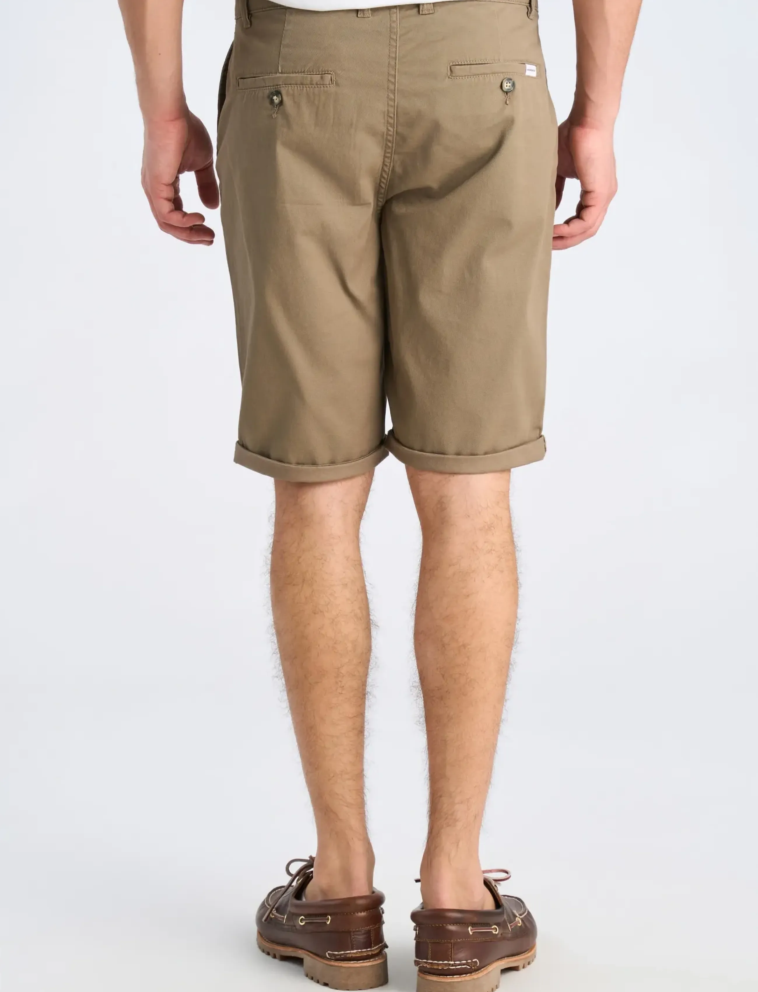 Lindbergh - Superflex chino shorts - chinos shorts - deep stone - 4