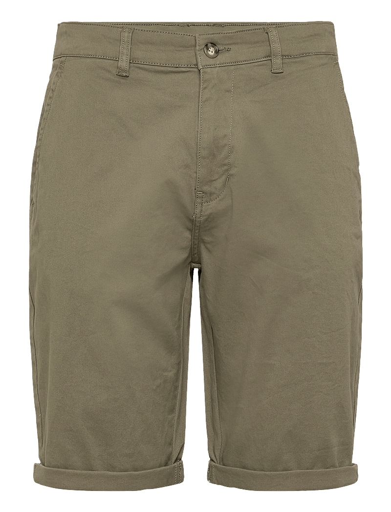Lindbergh - Superflex chino shorts - chinos shorts - dk army - 1